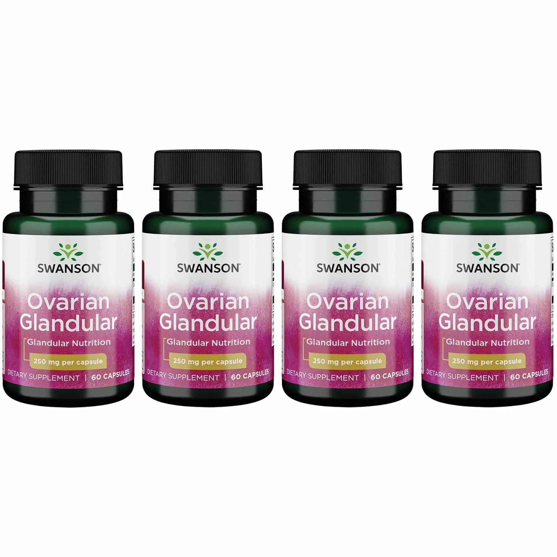 Swanson Ovarian Glandular Capsules, 240 Capsules