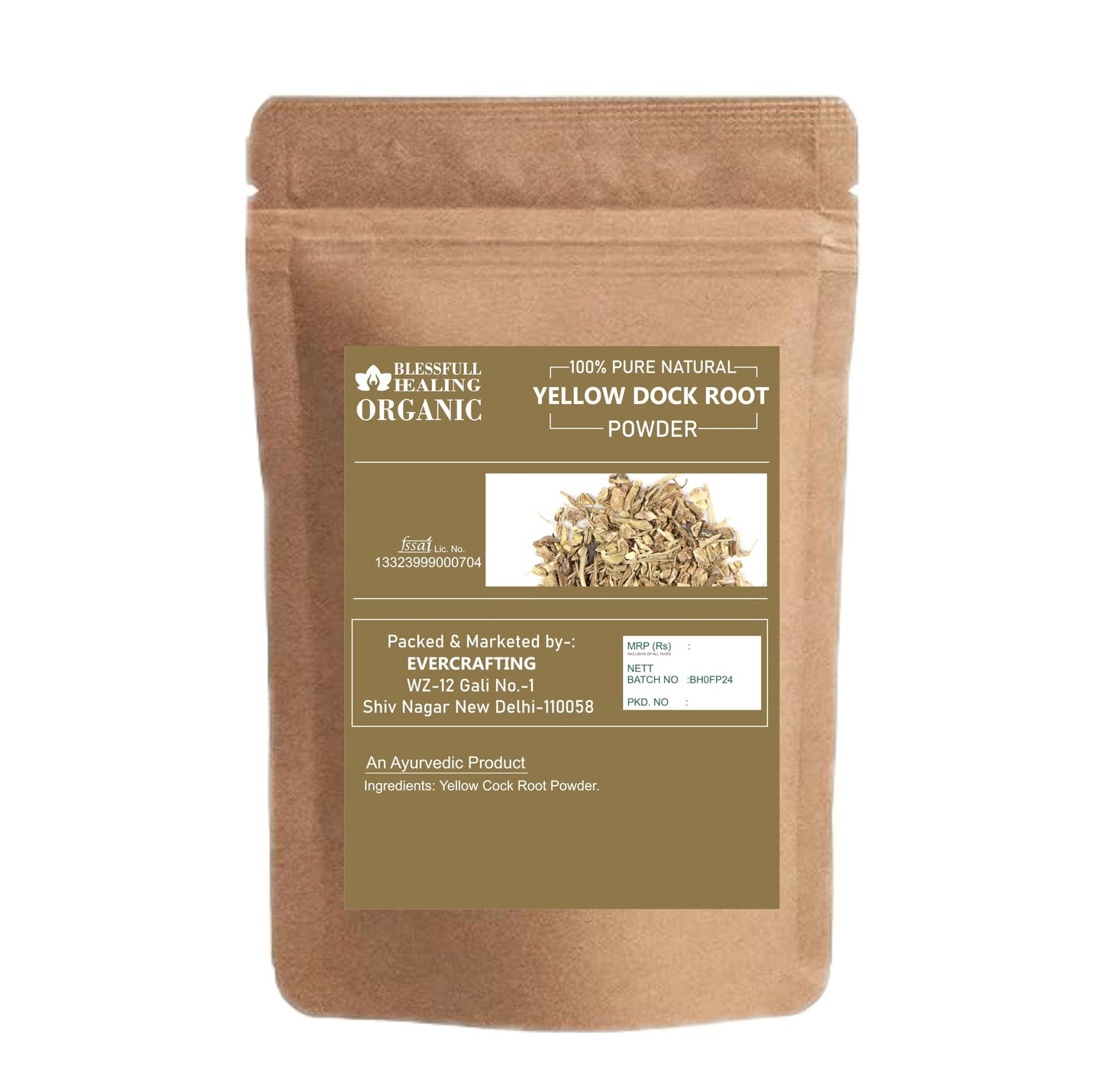 Blessfull Healing Yellow Dock Root Powder, Pack of 3, 300 g
