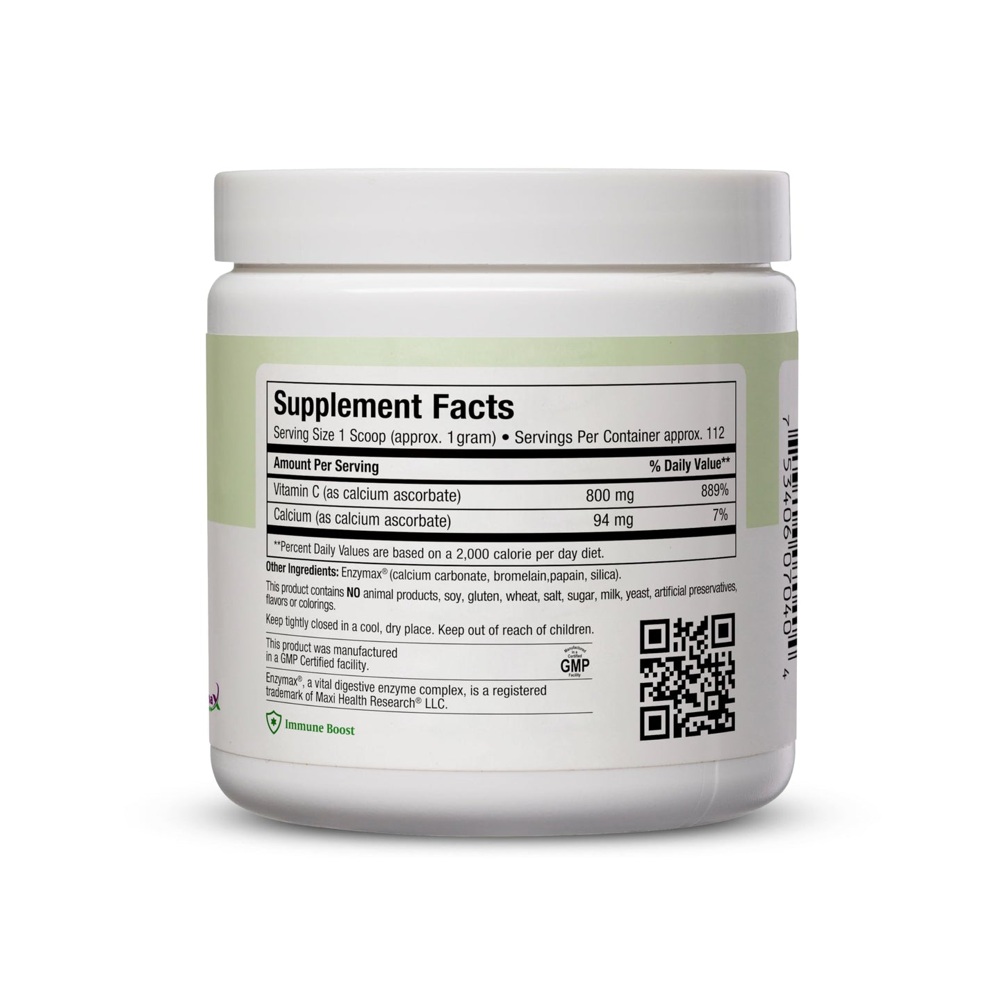 Maxi Health Buffered Vitamin C Powder 4 Ounces