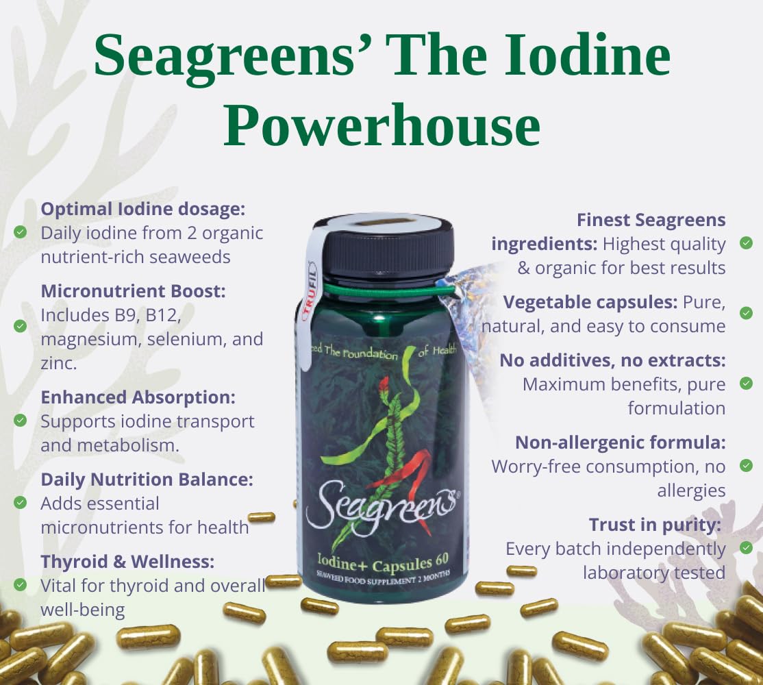 Seagreens Everyday Iodine+ 60 Capsules