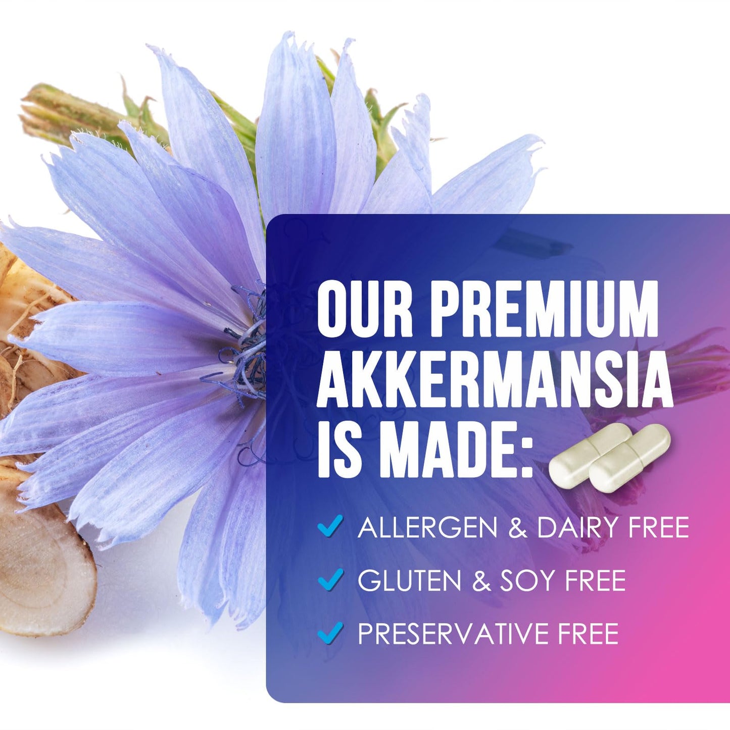 Nature's Peak Akkermansia Probiotic Capsule 120 Count