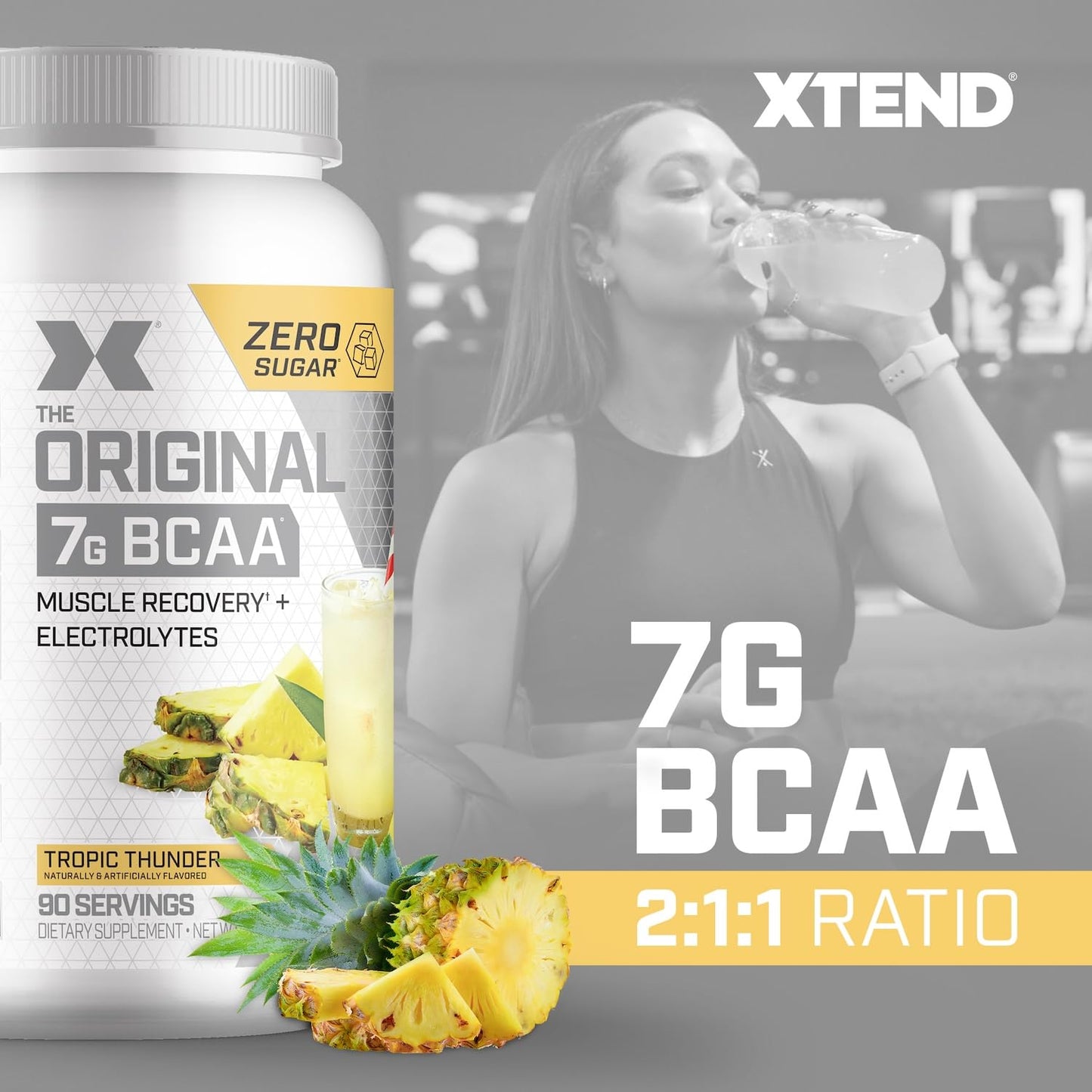 Xtend Original BCAA Powder Tropic Thunder 90 Servings