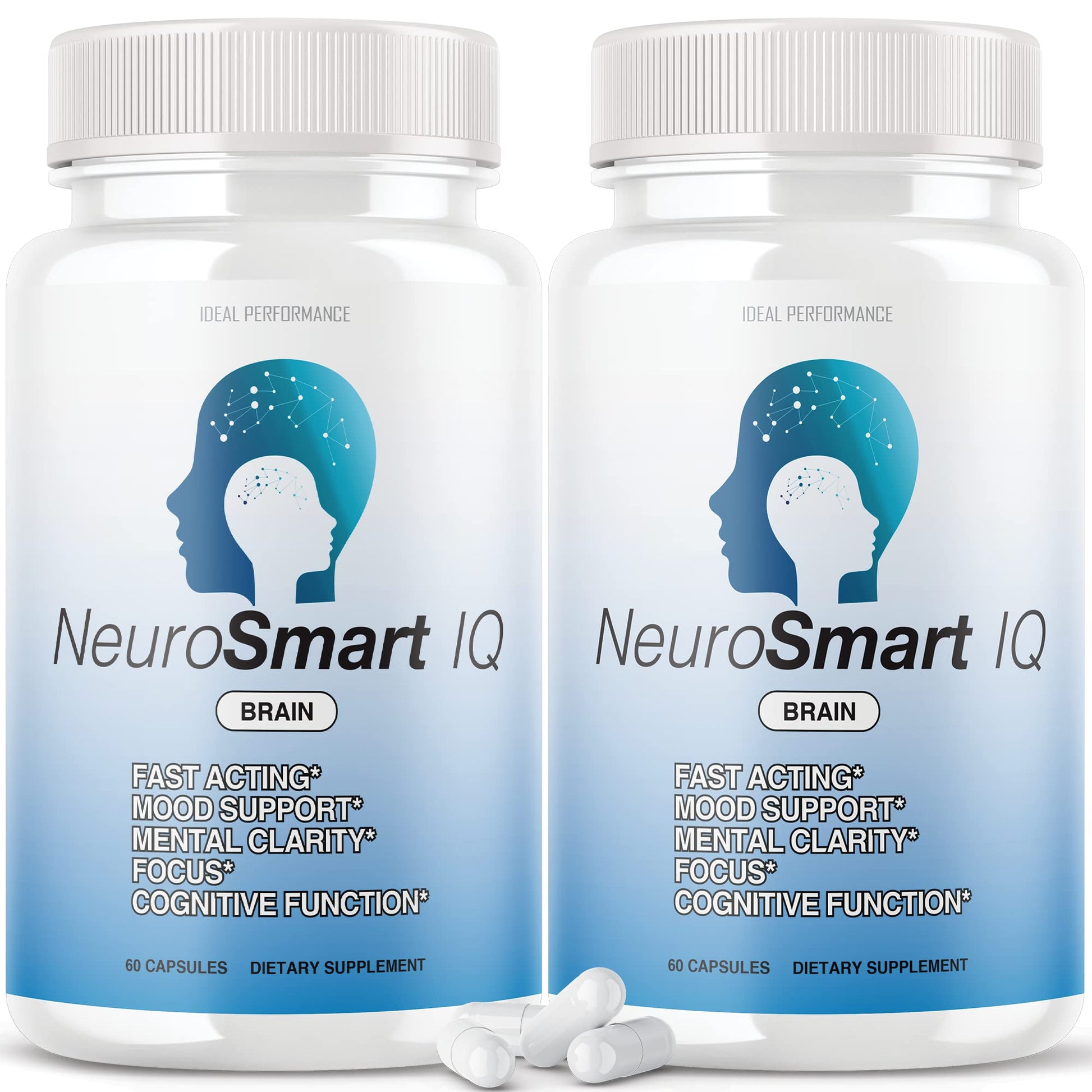 IDEAL PERFORMANCE Neuro Smart IQ Brain Pills Neurosmart Mind Energy Plus Neurosmartiq Capsule 120