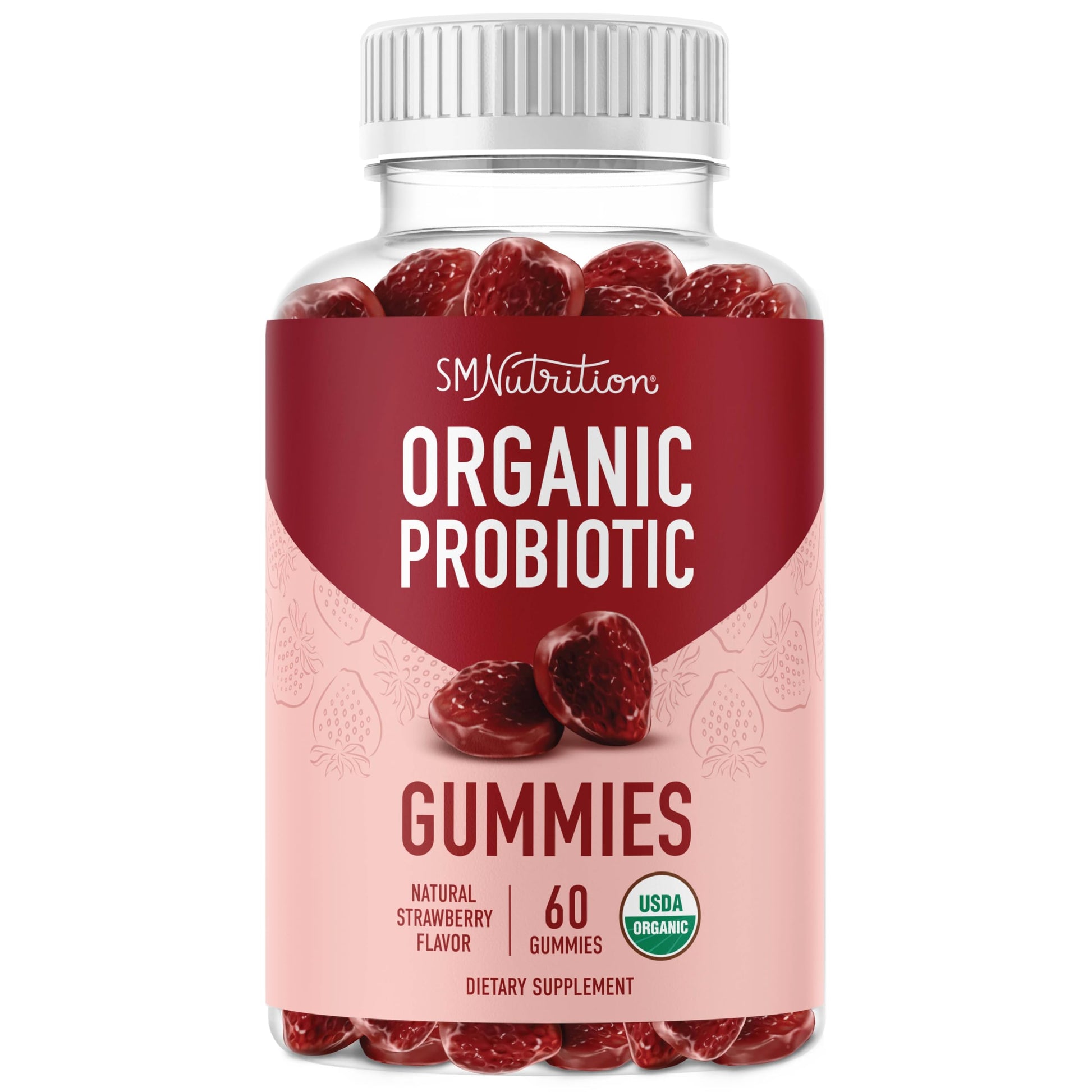 SMNutrition Organic Probiotics Gummies 60 Count
