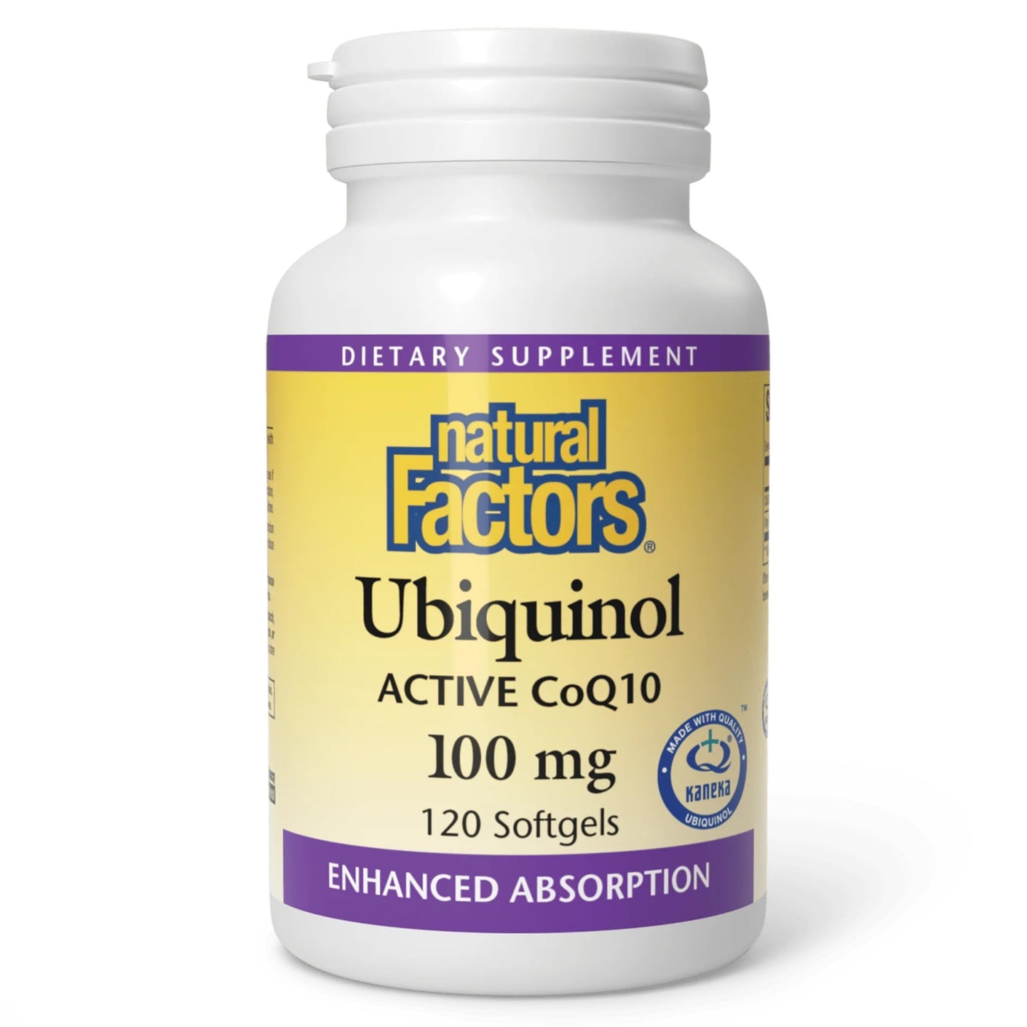 Natural Factors Ubiquinol 100 mg Softgels 120