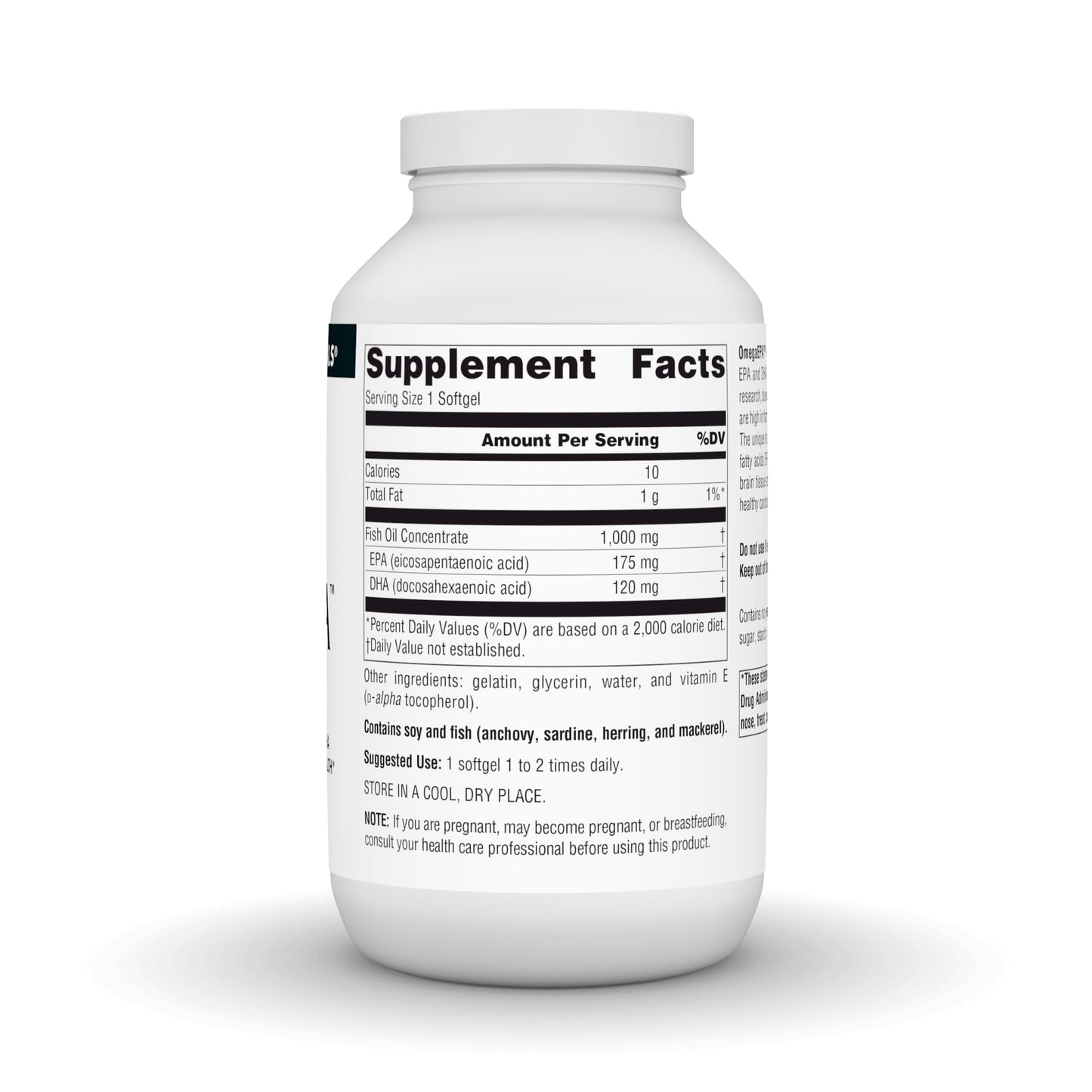 Source Naturals OmegaEPA Fish Oil - Marine Lipids with EPA & DHA Supports Cardiovascular & Brain Health 200 Softgels