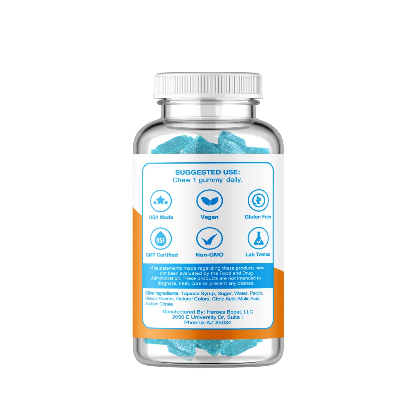 Heroes Boost Smart Shrooms Gummy, 30
