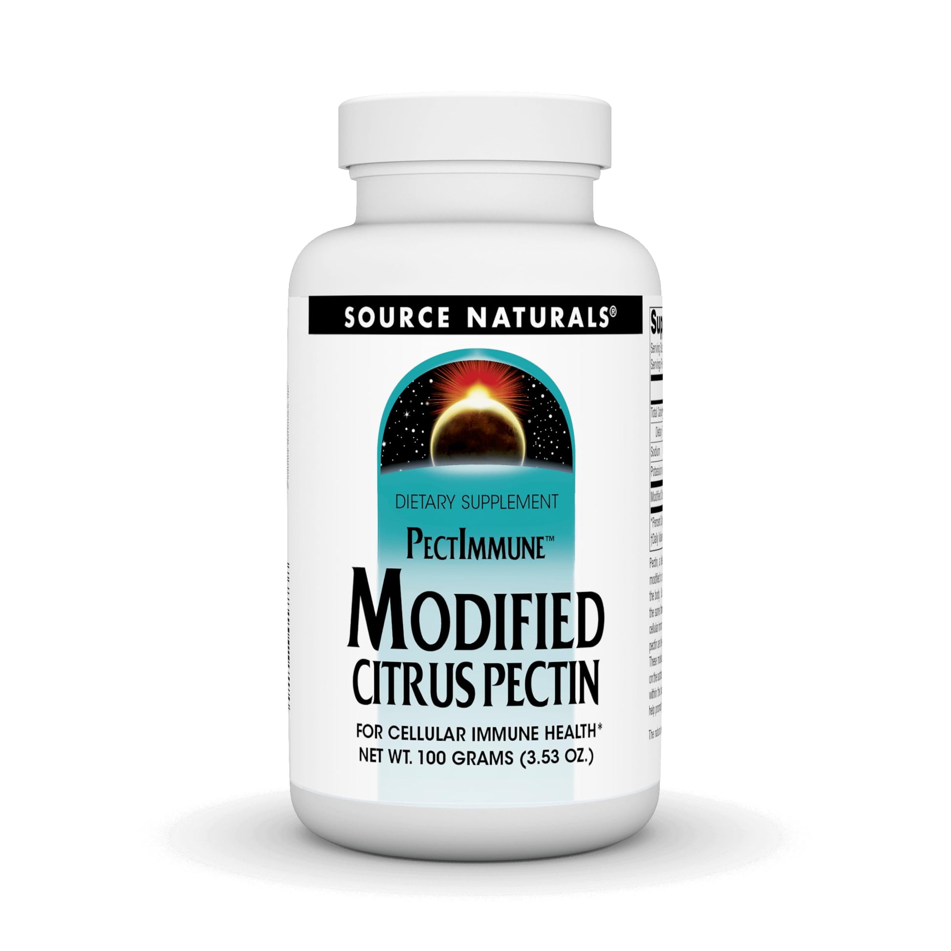 Source Naturals Modified Citrus Pectin Powder, 3.53 Ounce