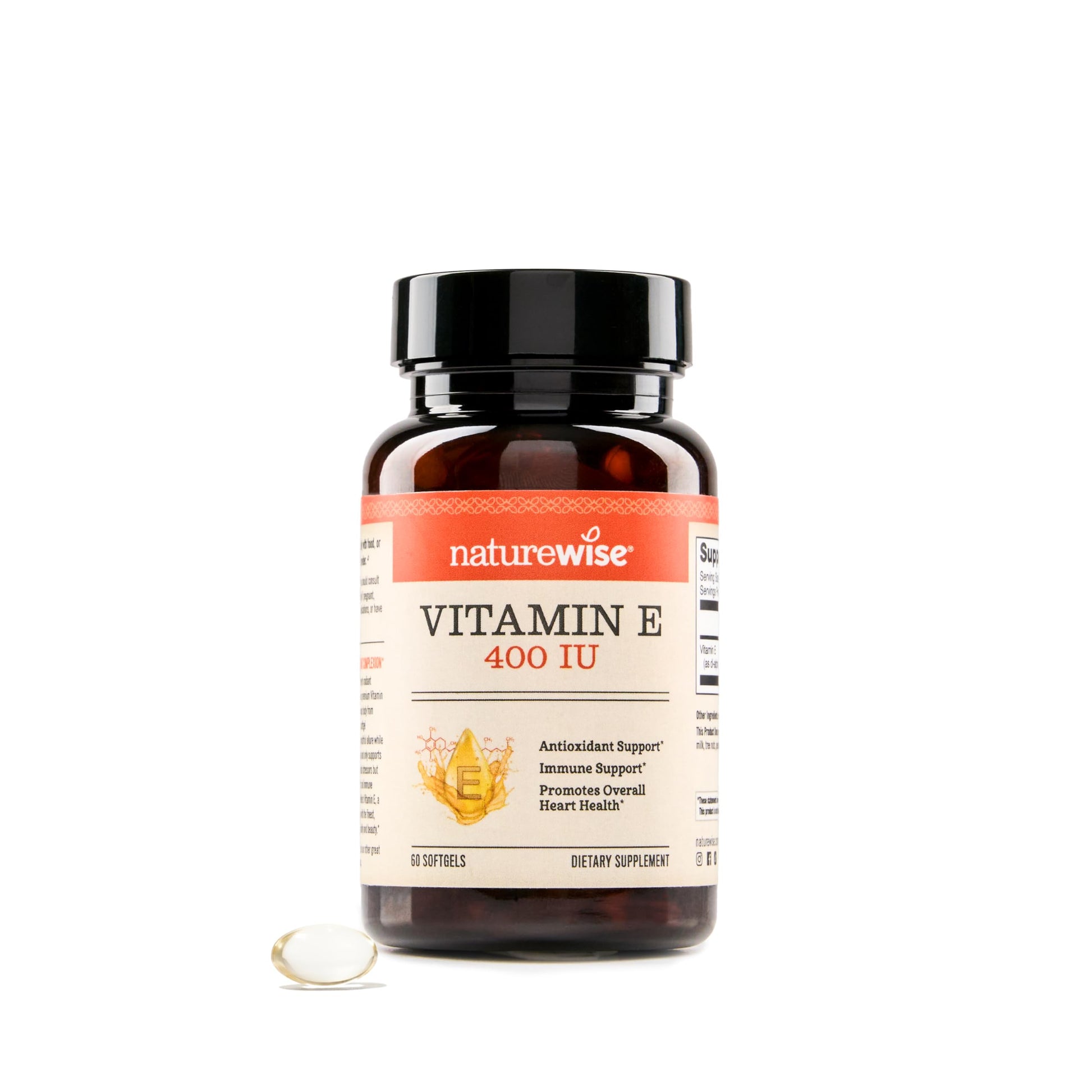 NatureWise Vitamin E Softgels 400 IU 60 Count
