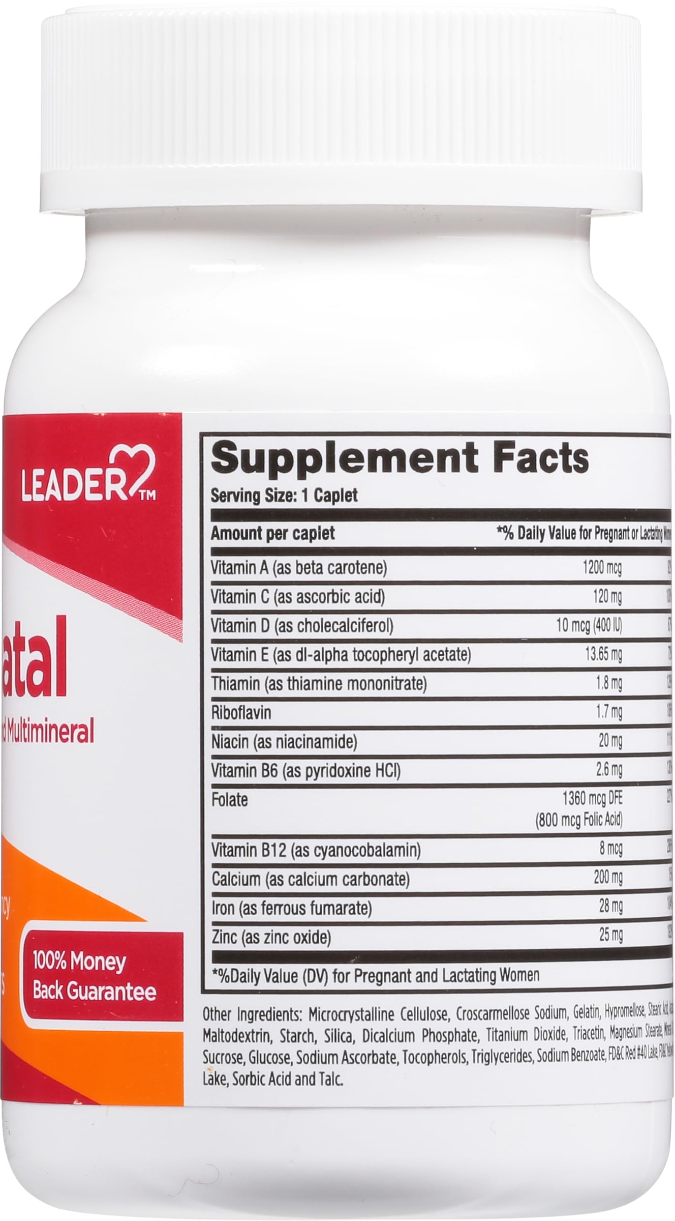 Leader Prenatal Multivitamin Caplets 200