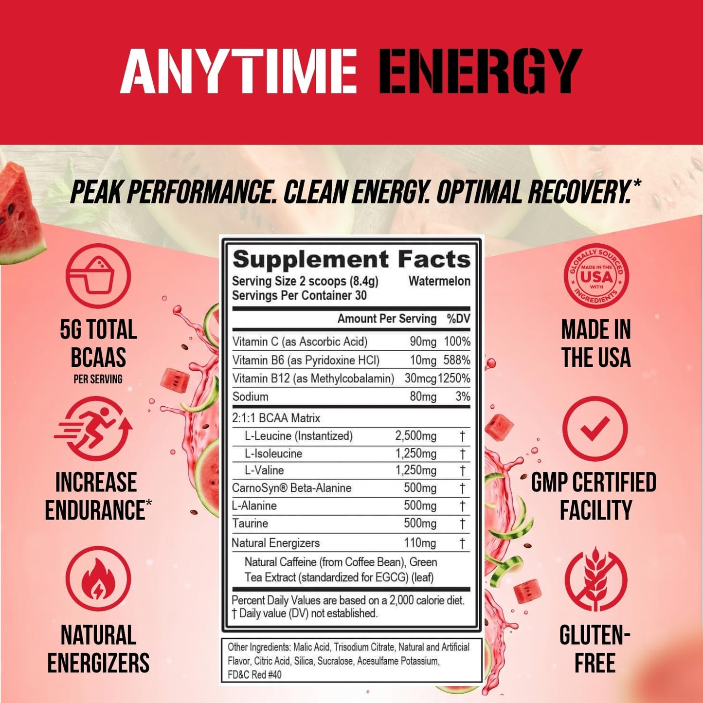 Evlution BCAAs Amino Acids Watermelon Powder 10.2