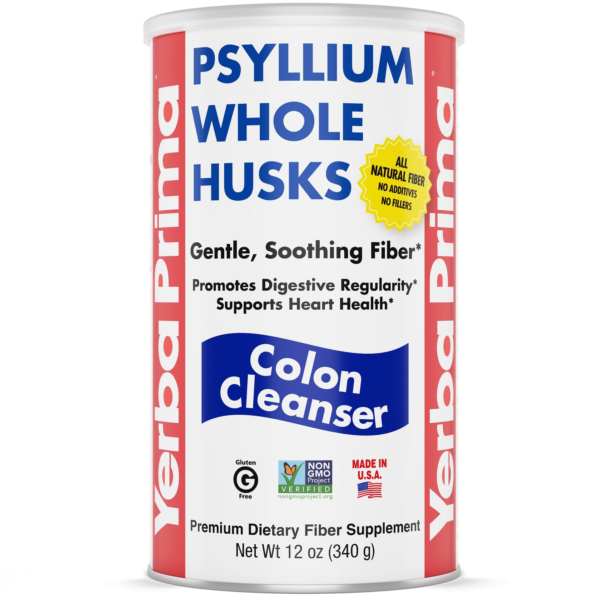 Yerba Prima Psyllium Husk Powder, 12 Ounce
