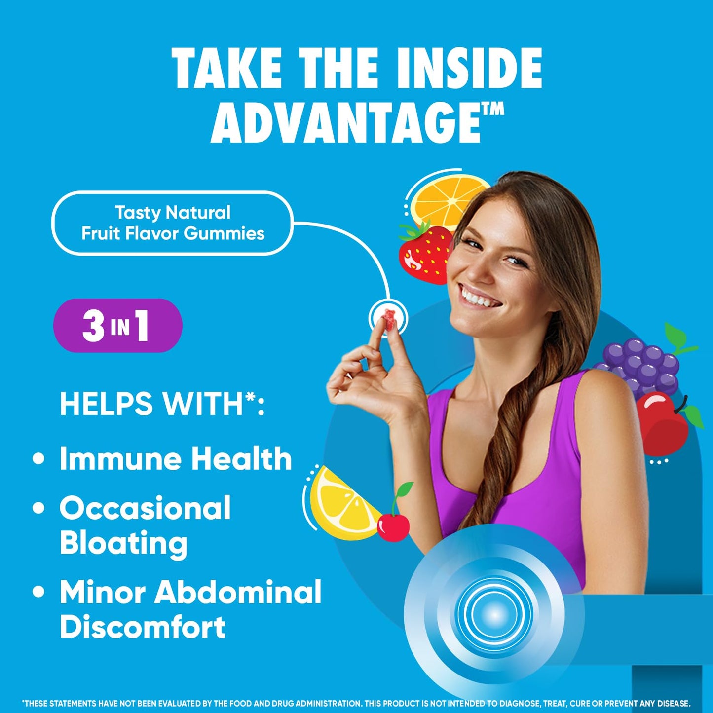 Digestive Advantage Daily Probiotic Gummies 240 Gummies