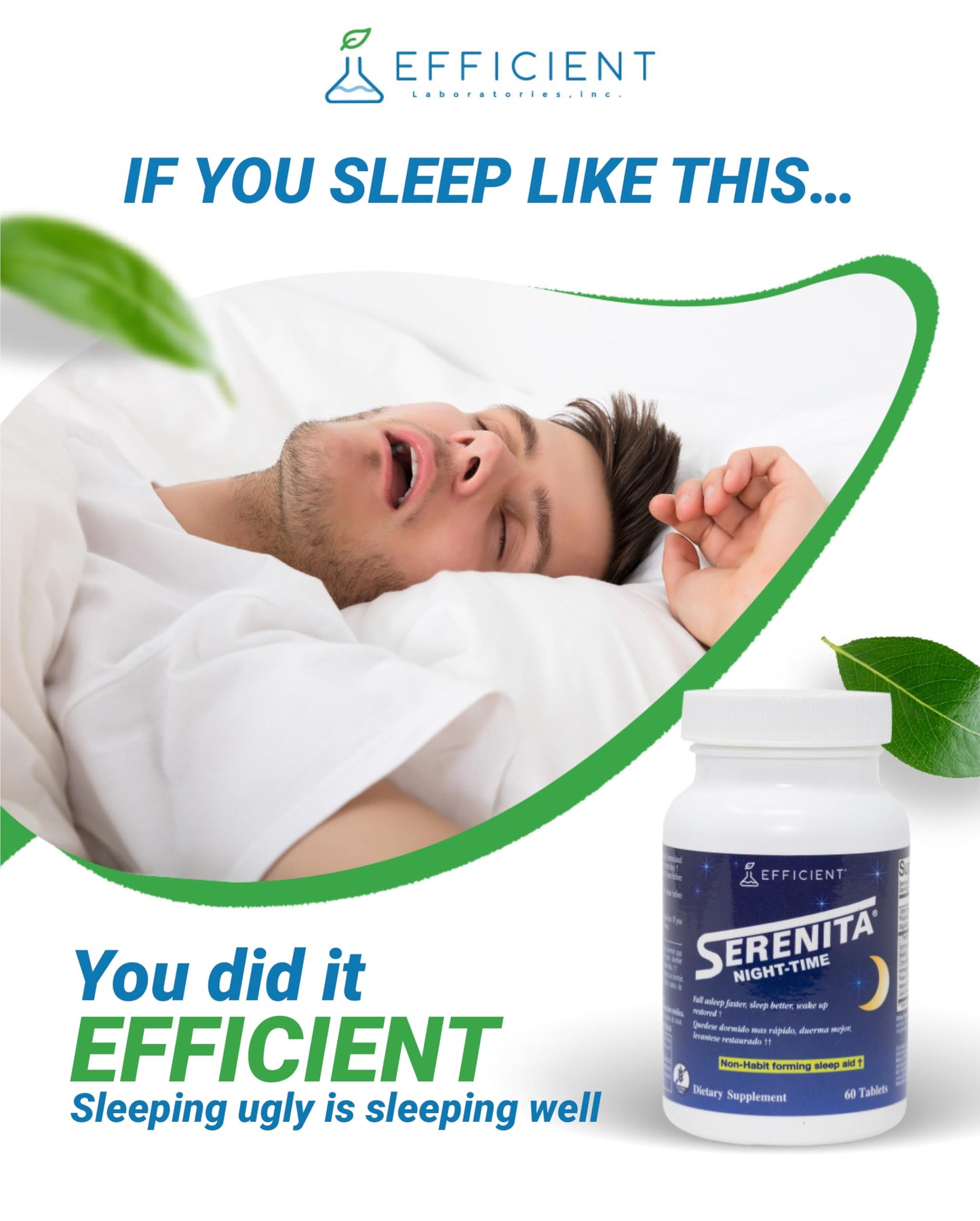 Serenita Night-Time Sleep Aid Tablet, 60 Tablets