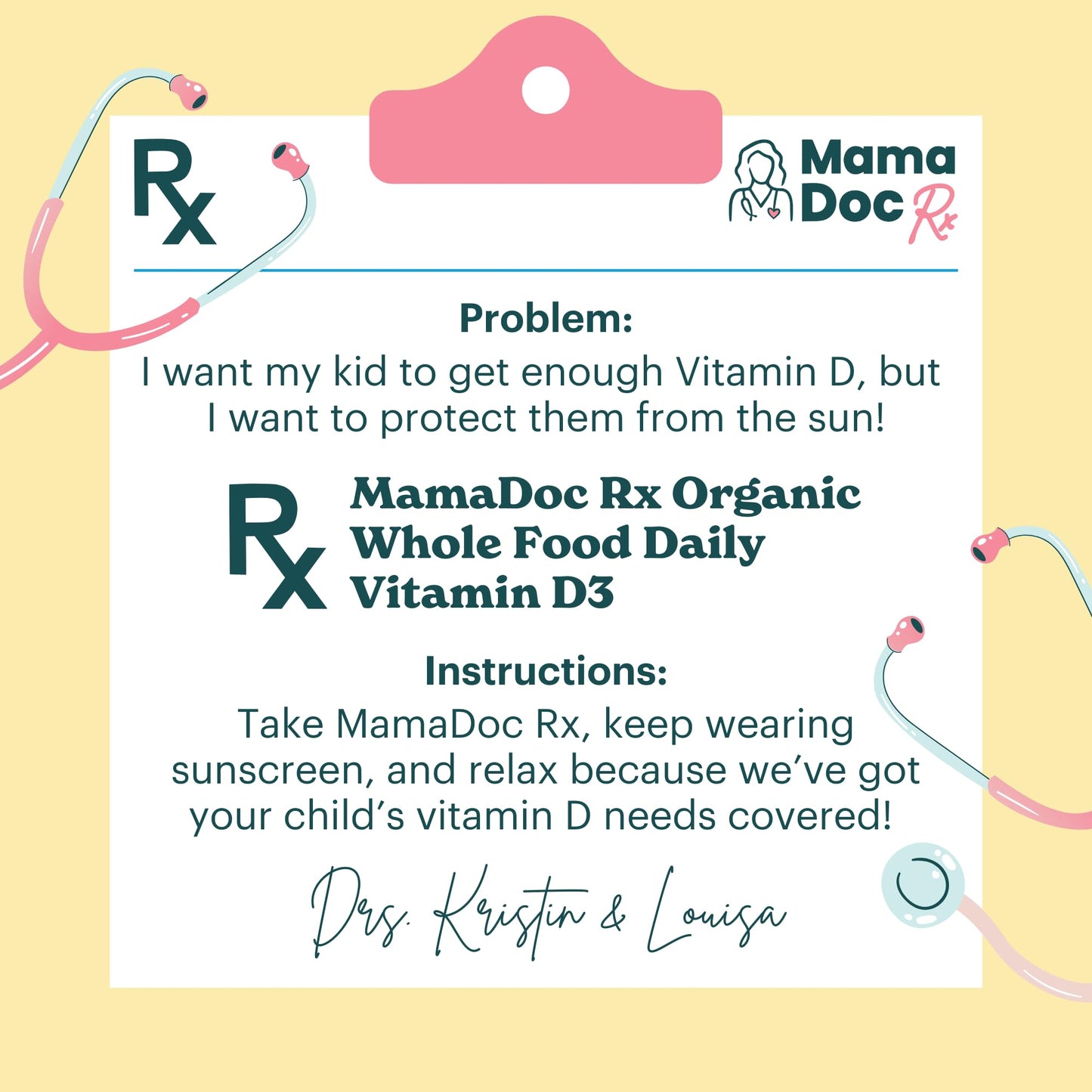 MamaDoc Rx Certified Organic Kids and Teens Whole Food Vitamin D3 800 IU Chewables 60 Count