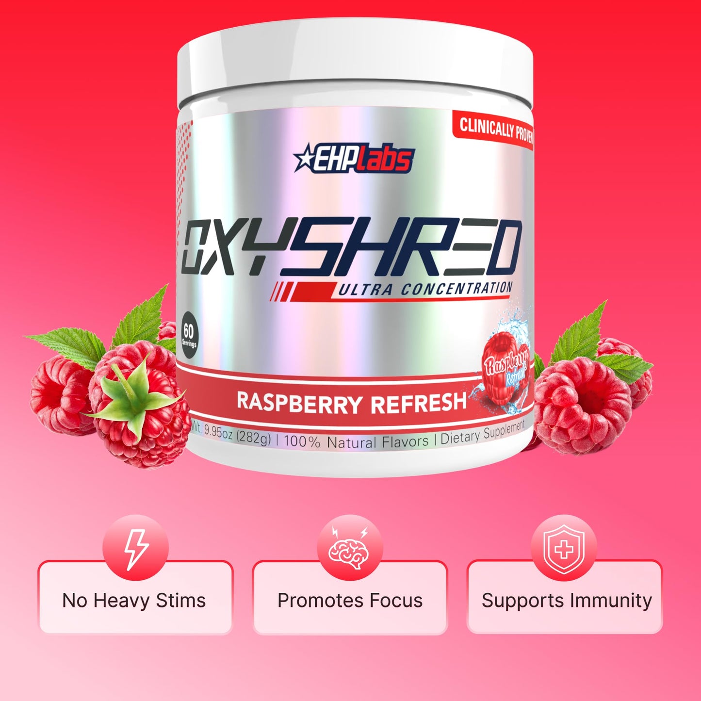 EHP Labs OxyShred Pre Workout Powder, 11.89 Ounce