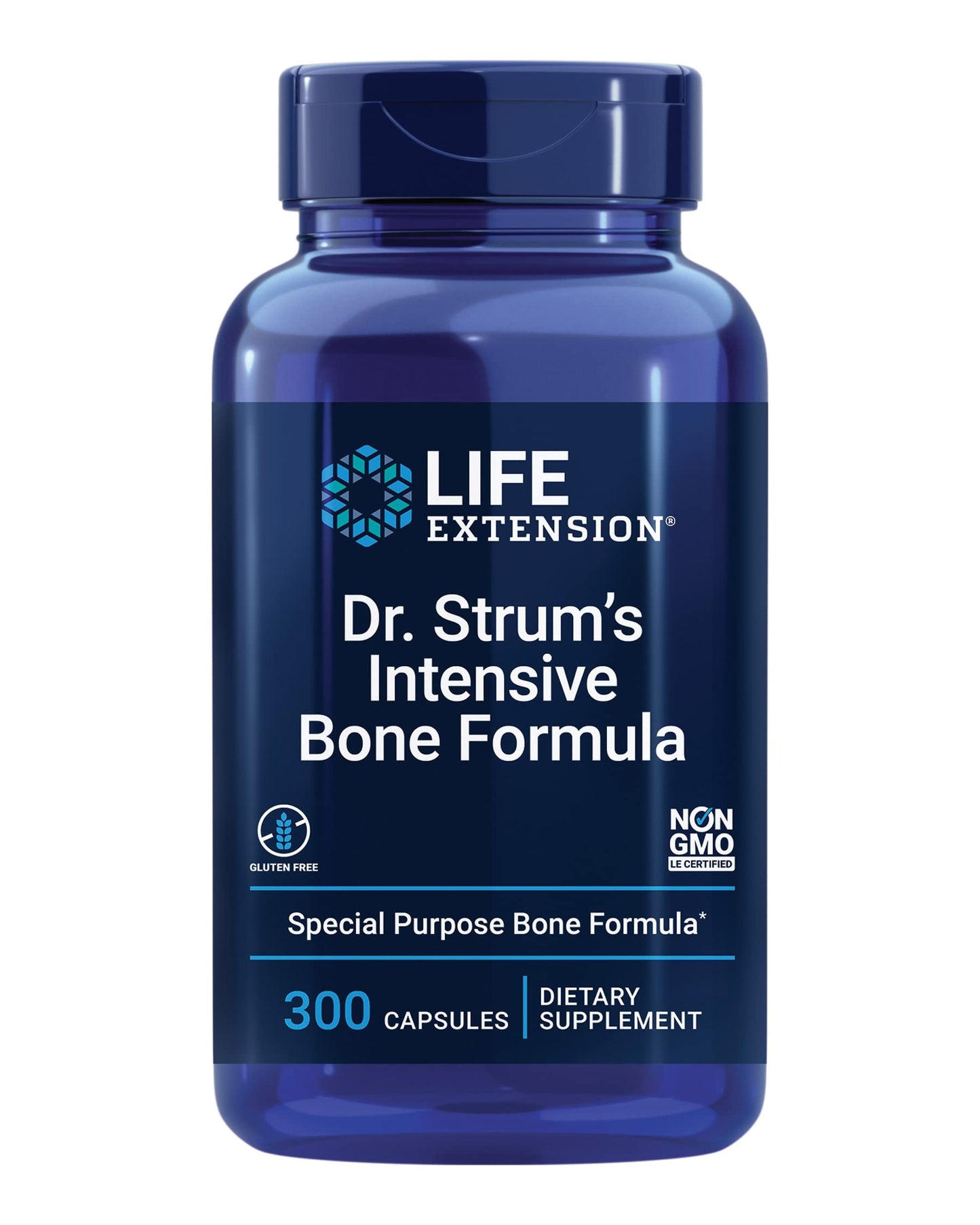 Life Extension Dr. Strum's Intensive Bone Formula Capsules, 300 Capsules