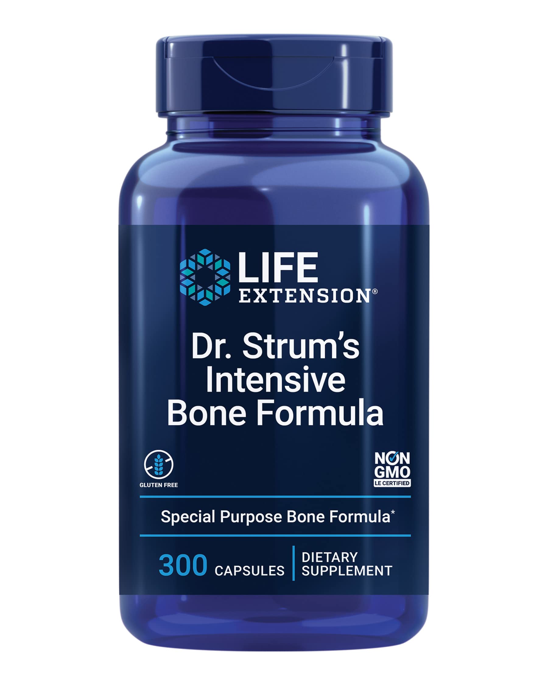 Life Extension Dr. Strum's Intensive Bone Formula Capsules, 300 Capsules