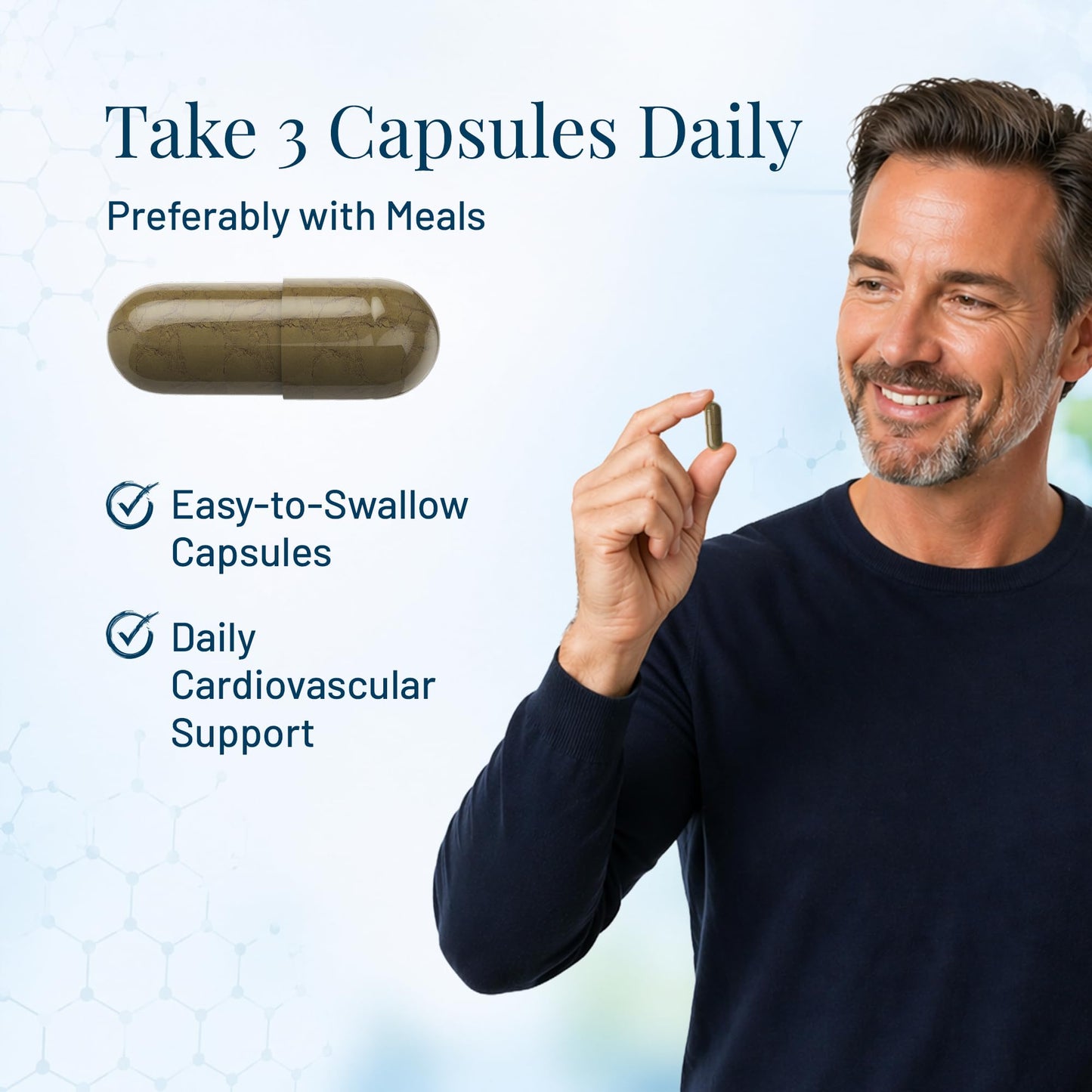 Vazopril Blood Pressure Support Vitamin Supplement Capsule 90 Capsules