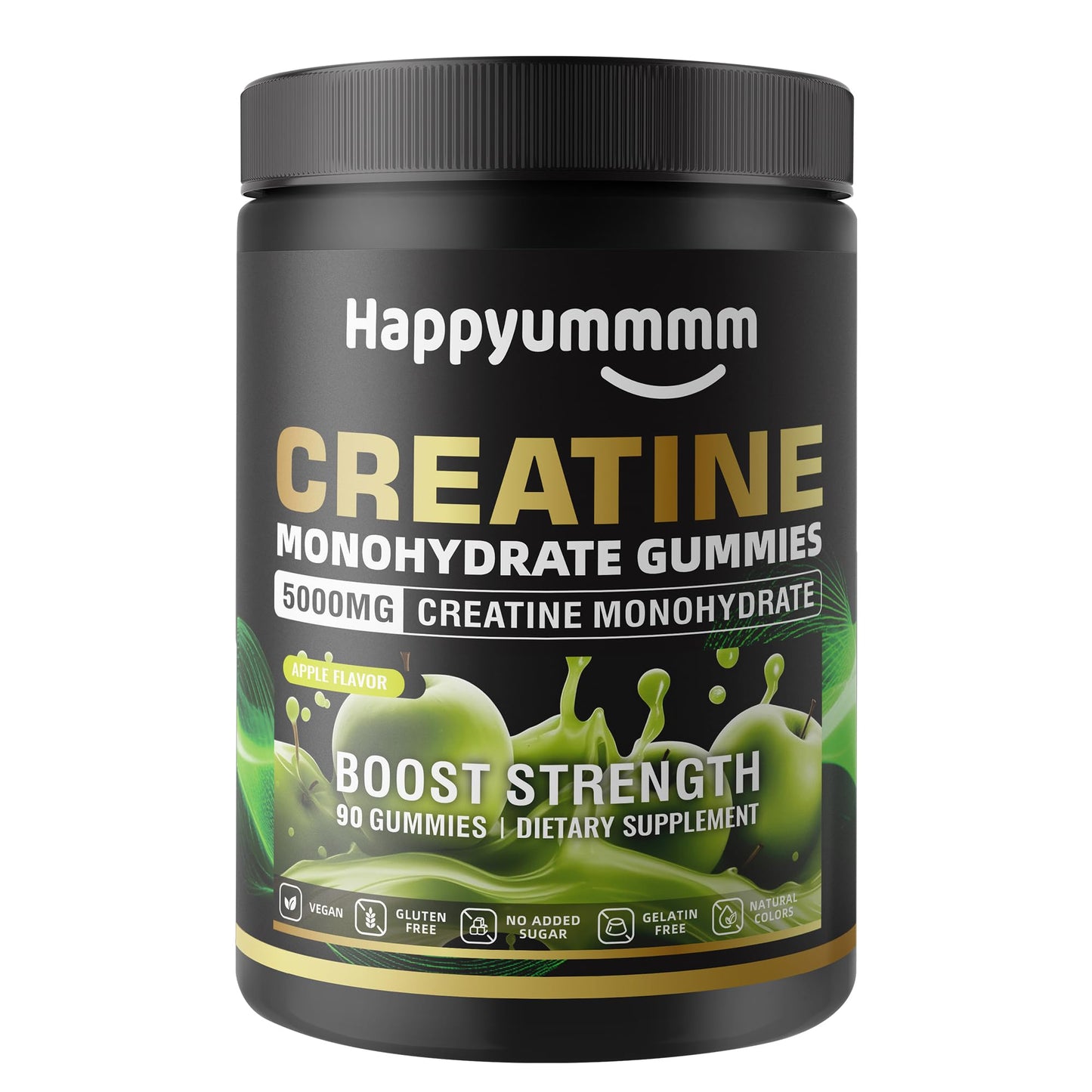 Happyummmm nutrition Creatine Monohydrate Gummies 90 Gummies