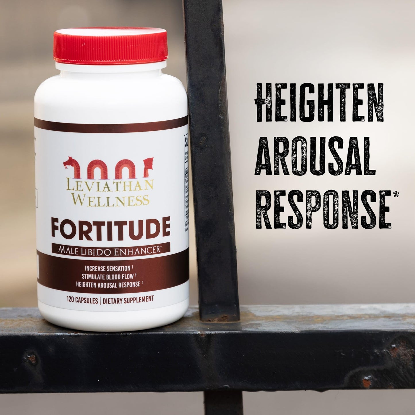 Leviathan Wellness Fortitude Male Sex Enhancer Libido Booster Capsule 90 Capsules