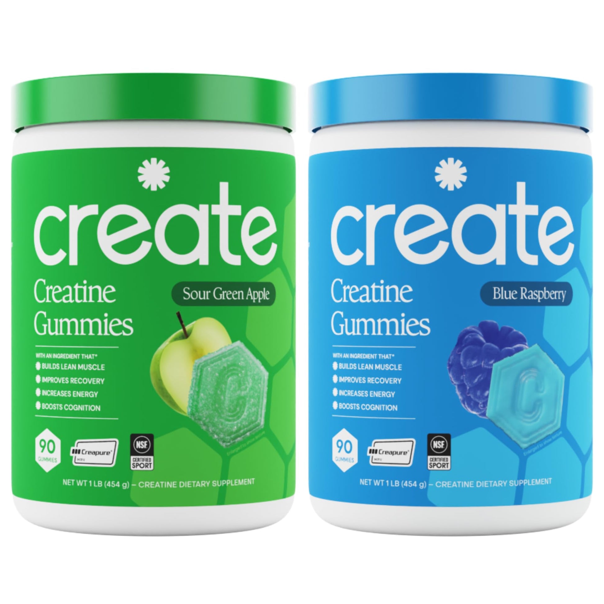 Create Creatine Monohydrate Gummies, 180 Count