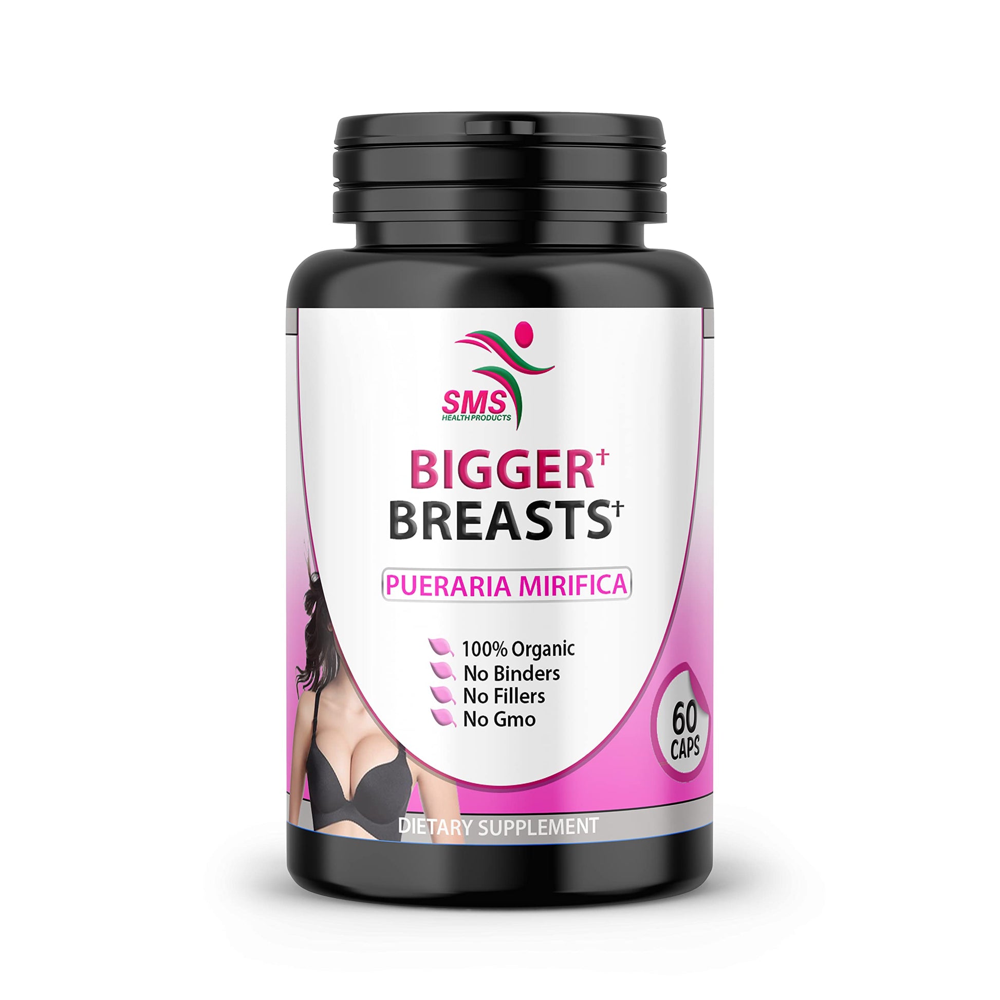 SMSHEALTHPRODUCTS.com Pueraria Mirifica Supplement 500mg Root Extract Capsule, 60 Count