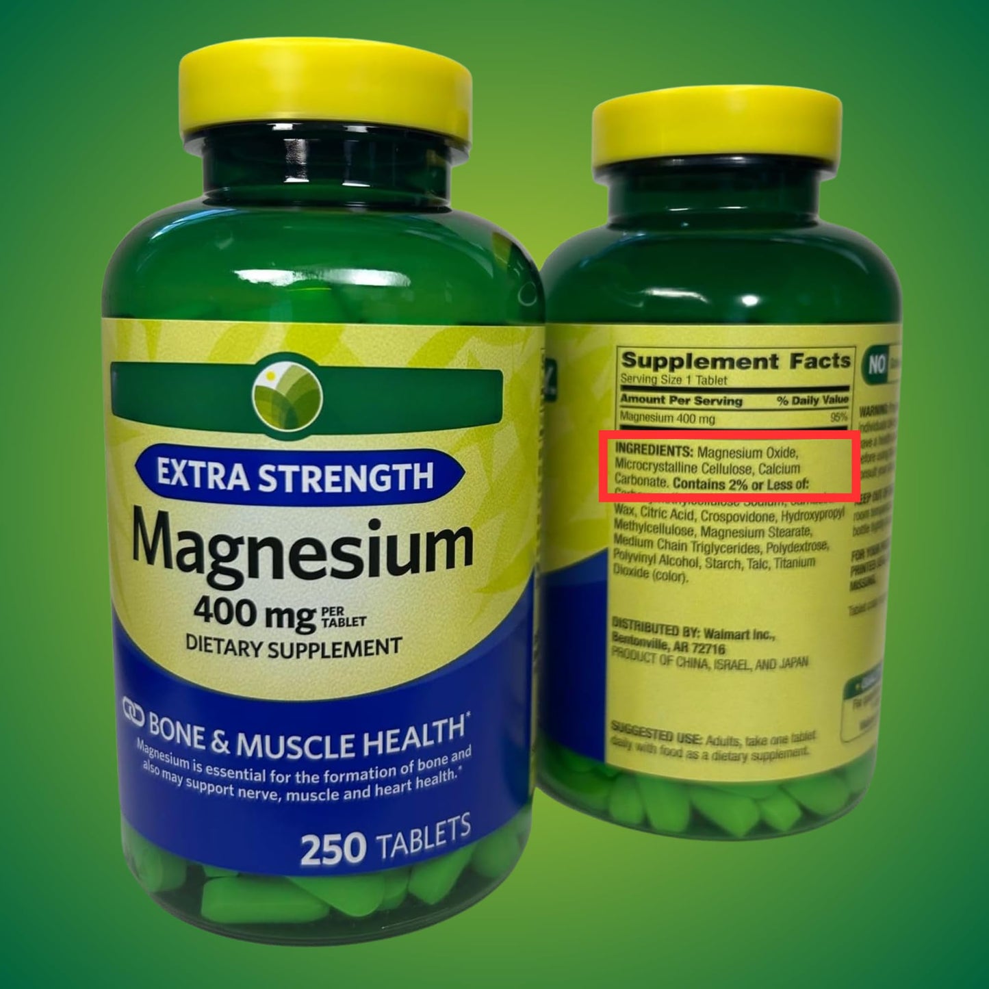KP+ Magnesium Oxide 400 mg Tablets 250 Count