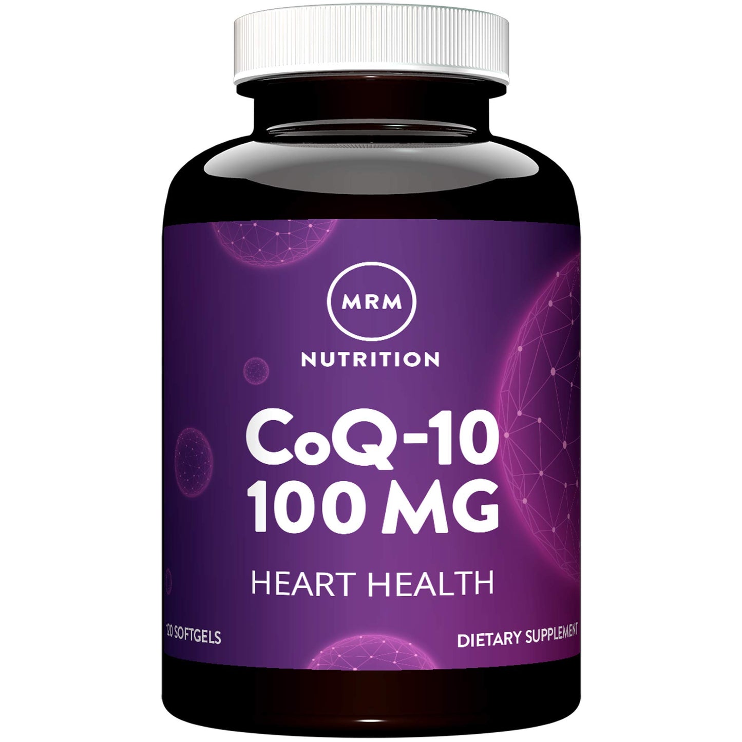 MRM CoQ-10 100 mg Ubiquinone Coenzyme Q-10 Capsule, 120 Count