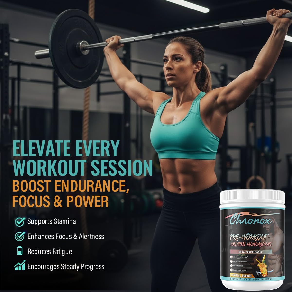 Chronox Creatine Monohydrate Capsule 1 Count