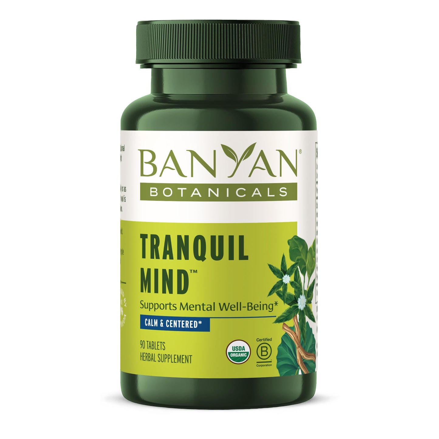 Banyan Botanicals Organic Tranquil Mind 90 Tablets