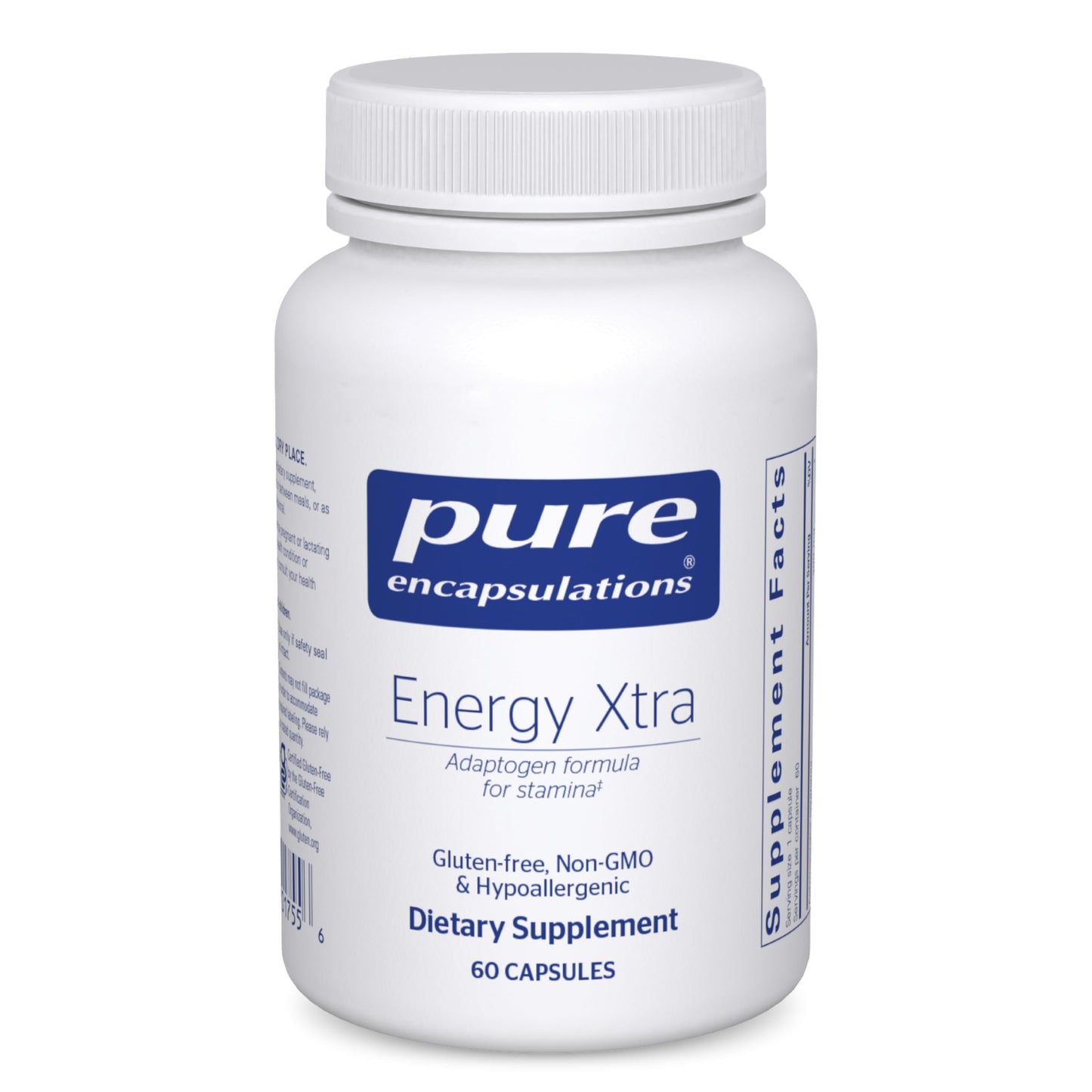 Pure Encapsulations Energy Xtra Capsule 60 Capsules