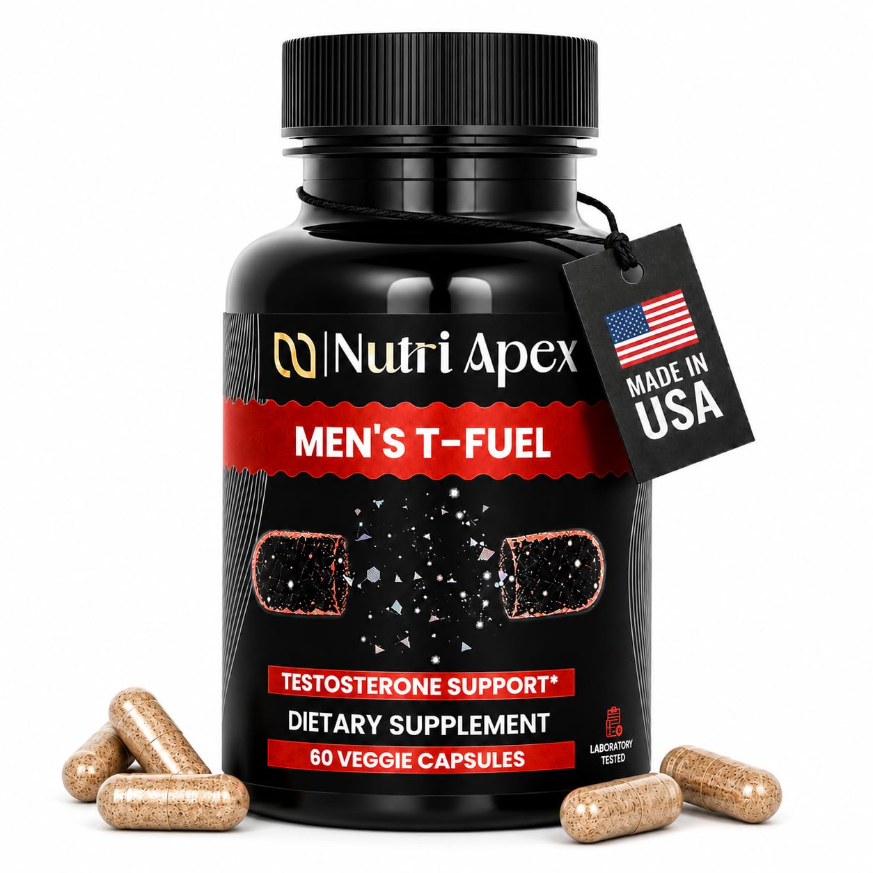 Nutri Apex Testosterone Supplement Capsule 60 Count