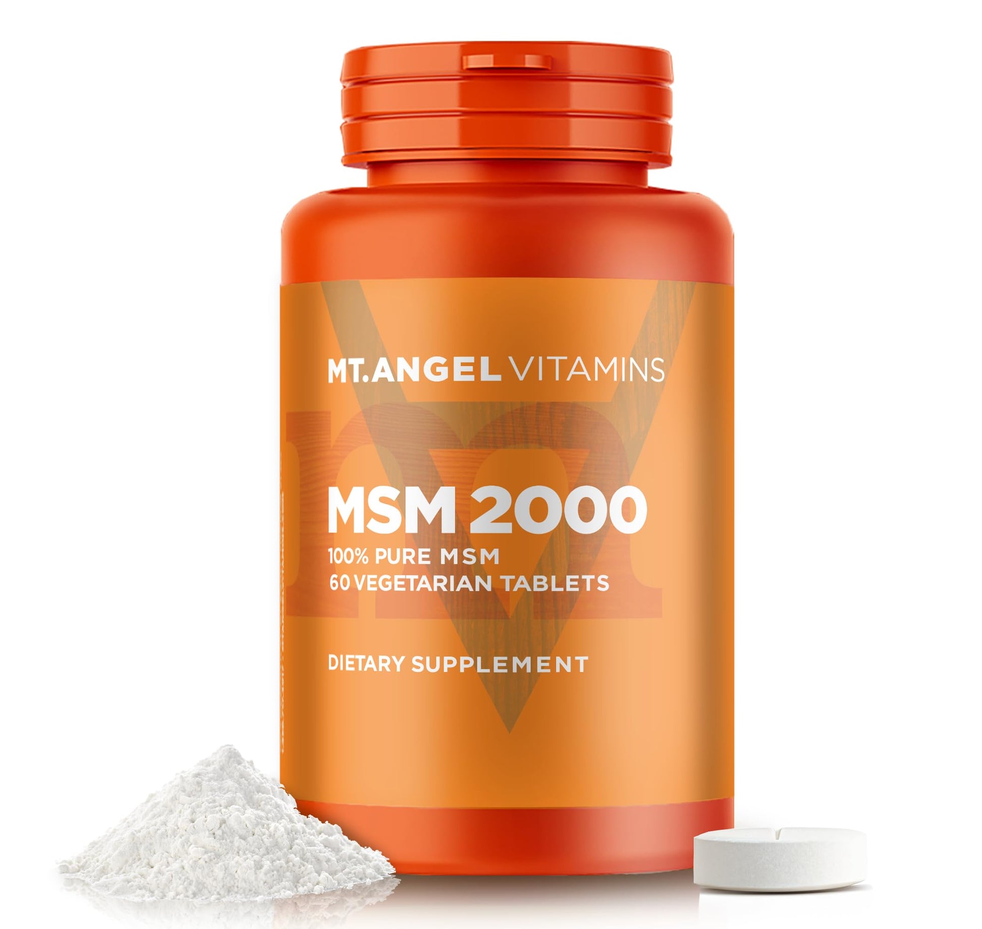 Mt. Angel Vitamins MSM 2000 Capsule, 60 Count