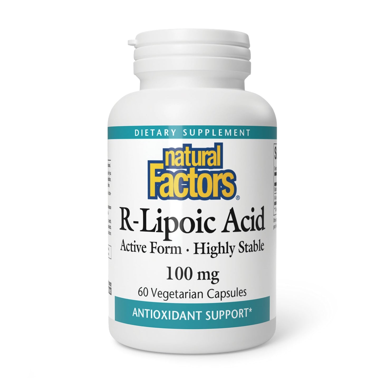 Natural Factors R-Lipoic Acid Antioxidant Support 60 Capsules