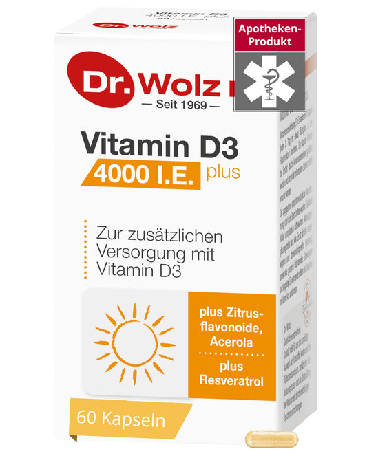 Dr. Wolz Vitamin D3 4000 Plus Capsule 1