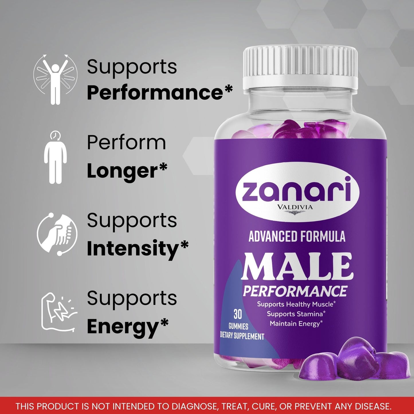 Valdivia Zanari Gummies 60 Gummies
