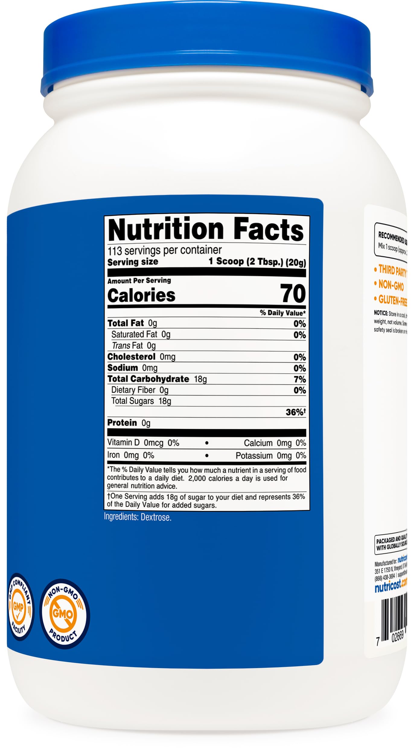 Nutricost Dextrose Powder (80)