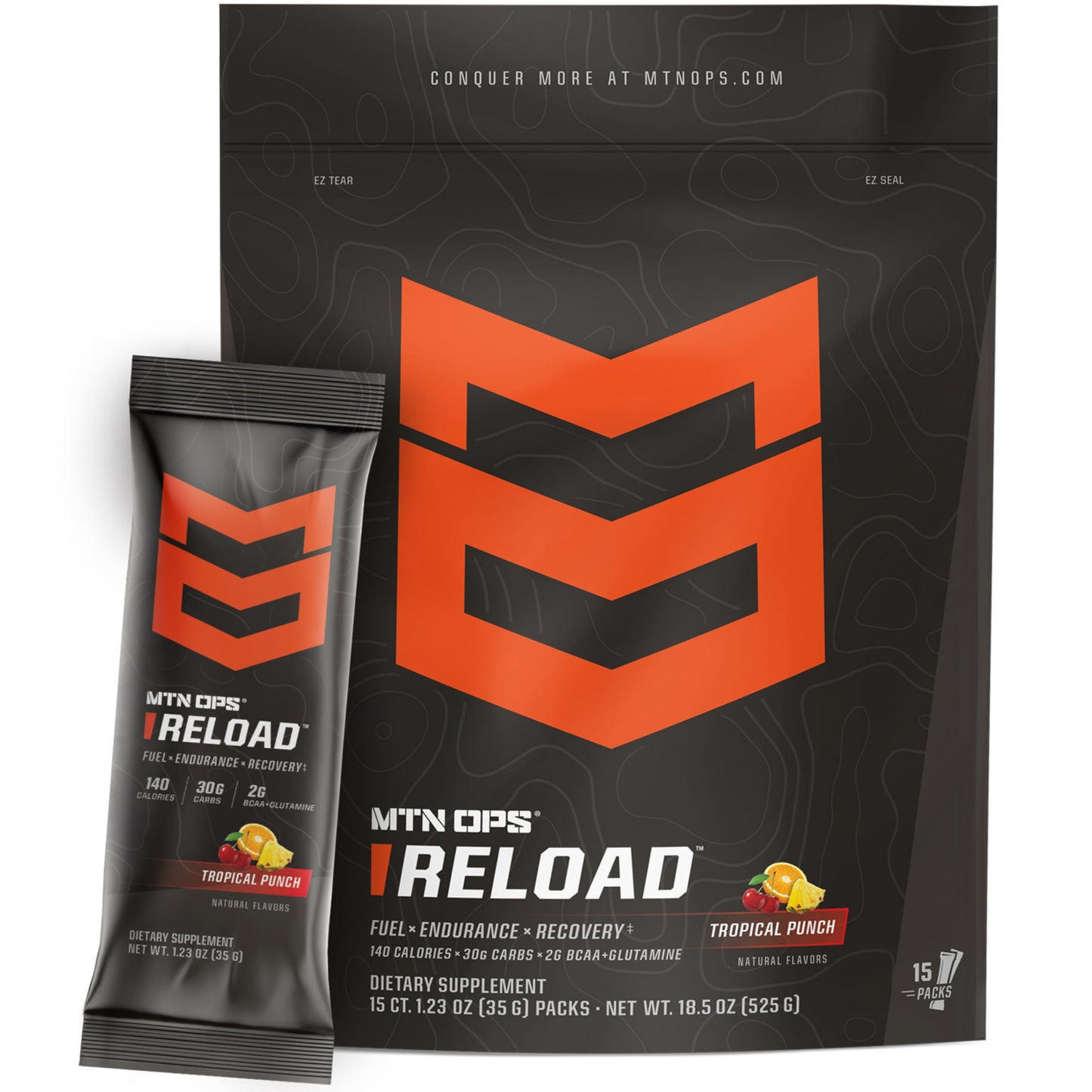 MTN OPS Reload Workout Carb Powder Tropical Punch 18.45