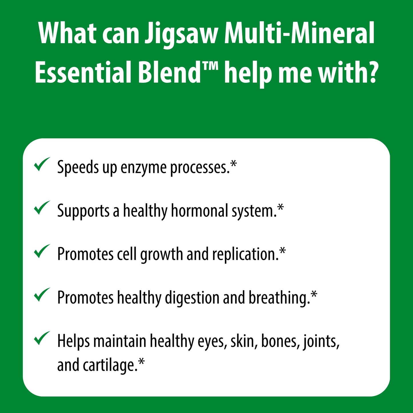 Jigsaw Health Multi-Mineral Essential Blend Capsule, 90 Count
