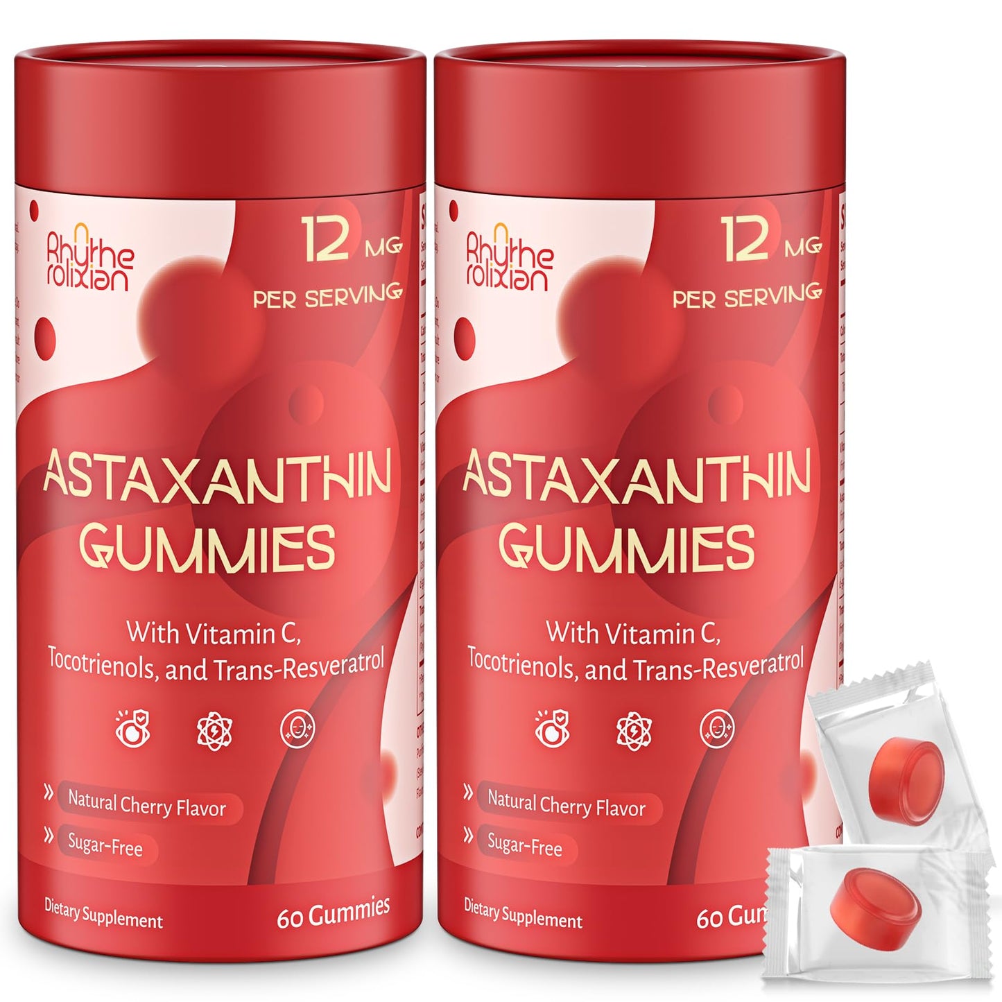 RHYTHE ROLIXIAN Astaxanthin Gummies 120 Count