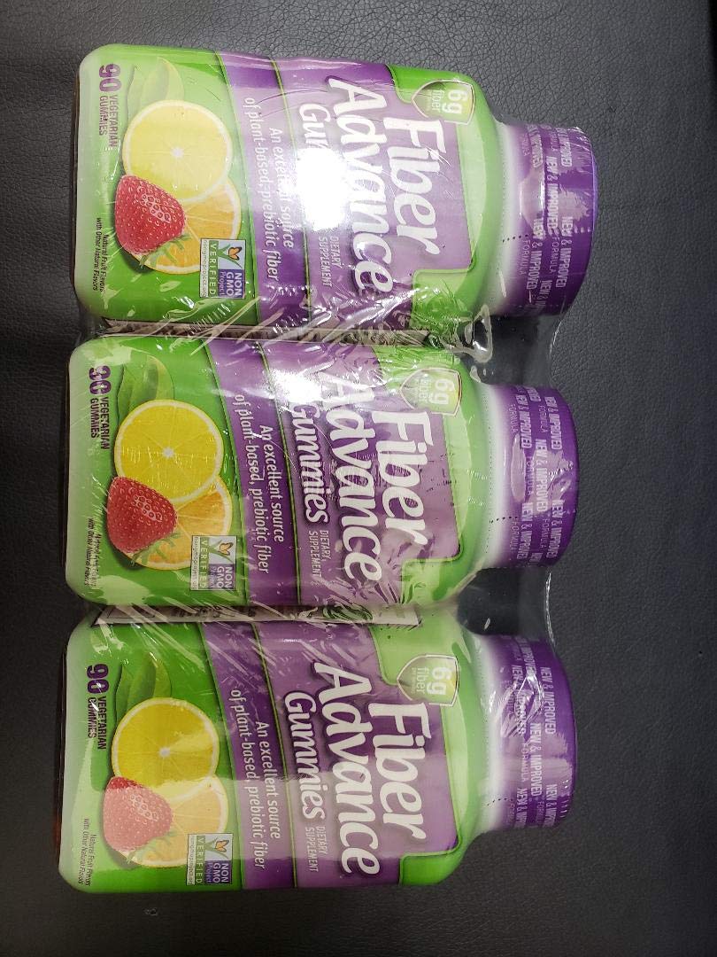 Fiber Advance Gummies 6G Fiber, 3 Pack