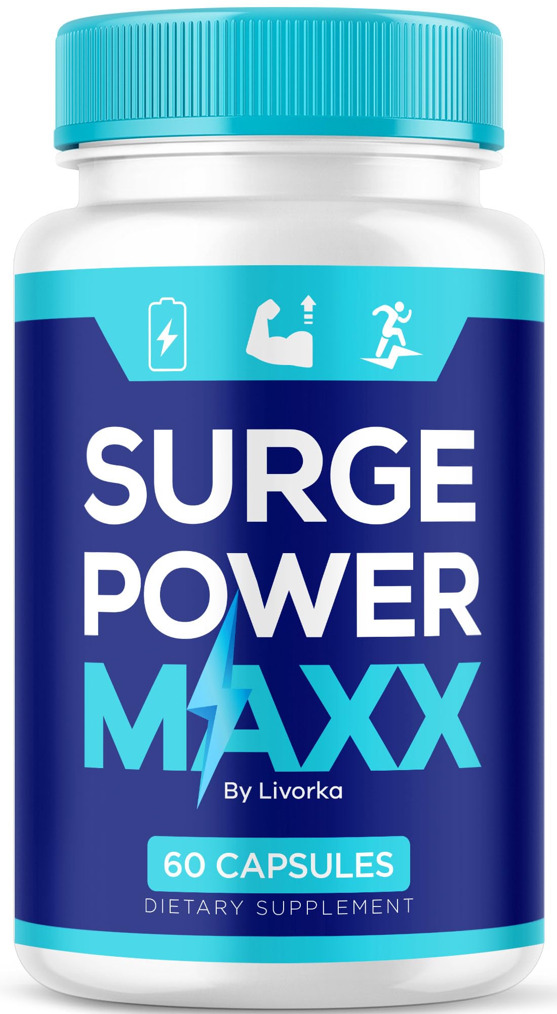 LIVORKA Surge Power Maxx Capsules, 60 Count
