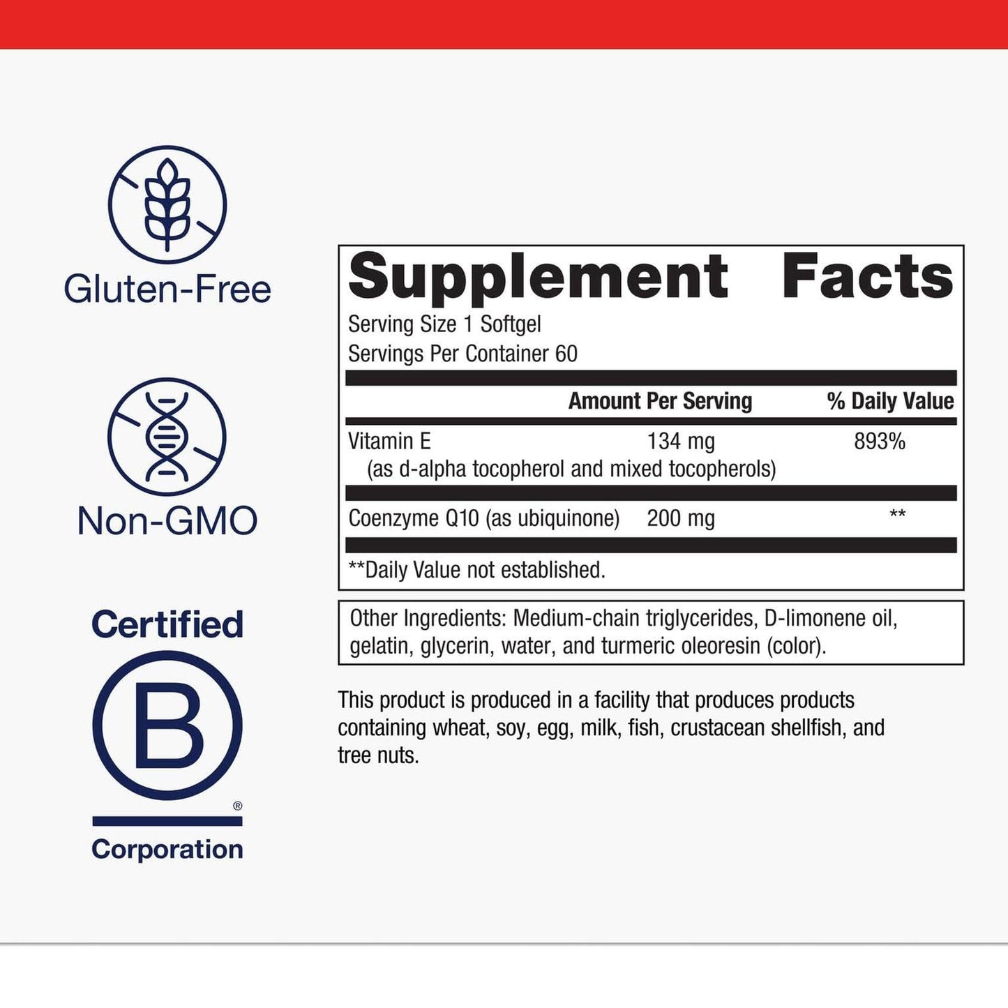 Metagenics CoQ10 ST-200 Supplement 60 Softgels