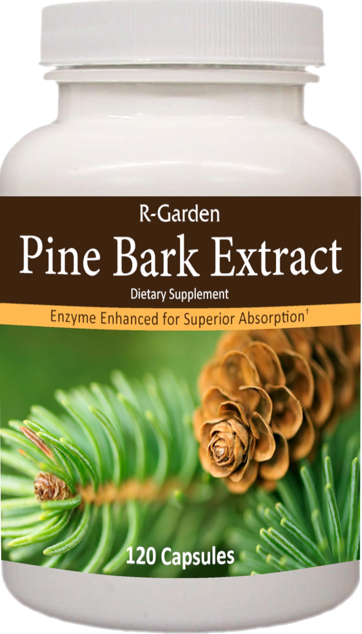R-Garden Pine Bark Extract Capsules 120 Count