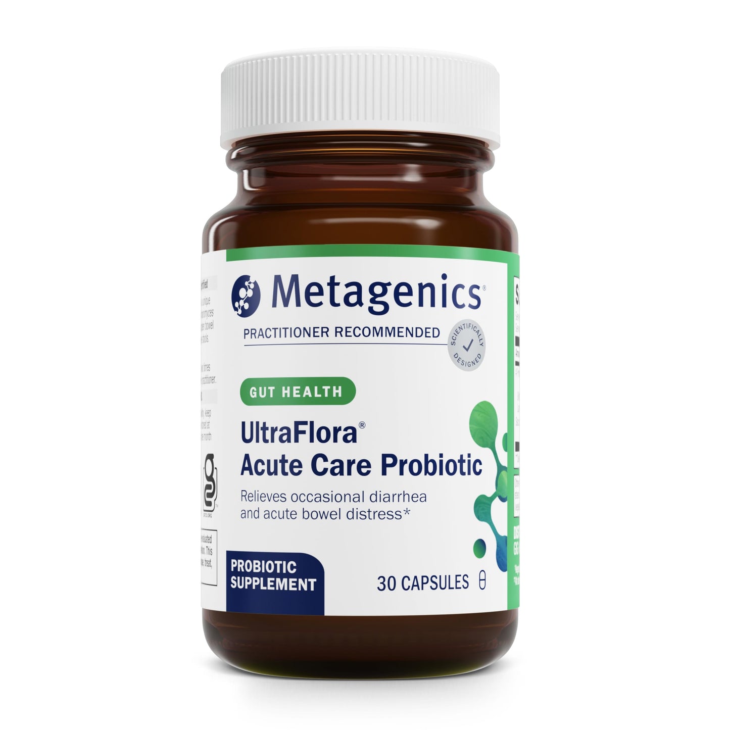Metagenics UltraFlora Acute Care Probiotic Capsules, 30 Count