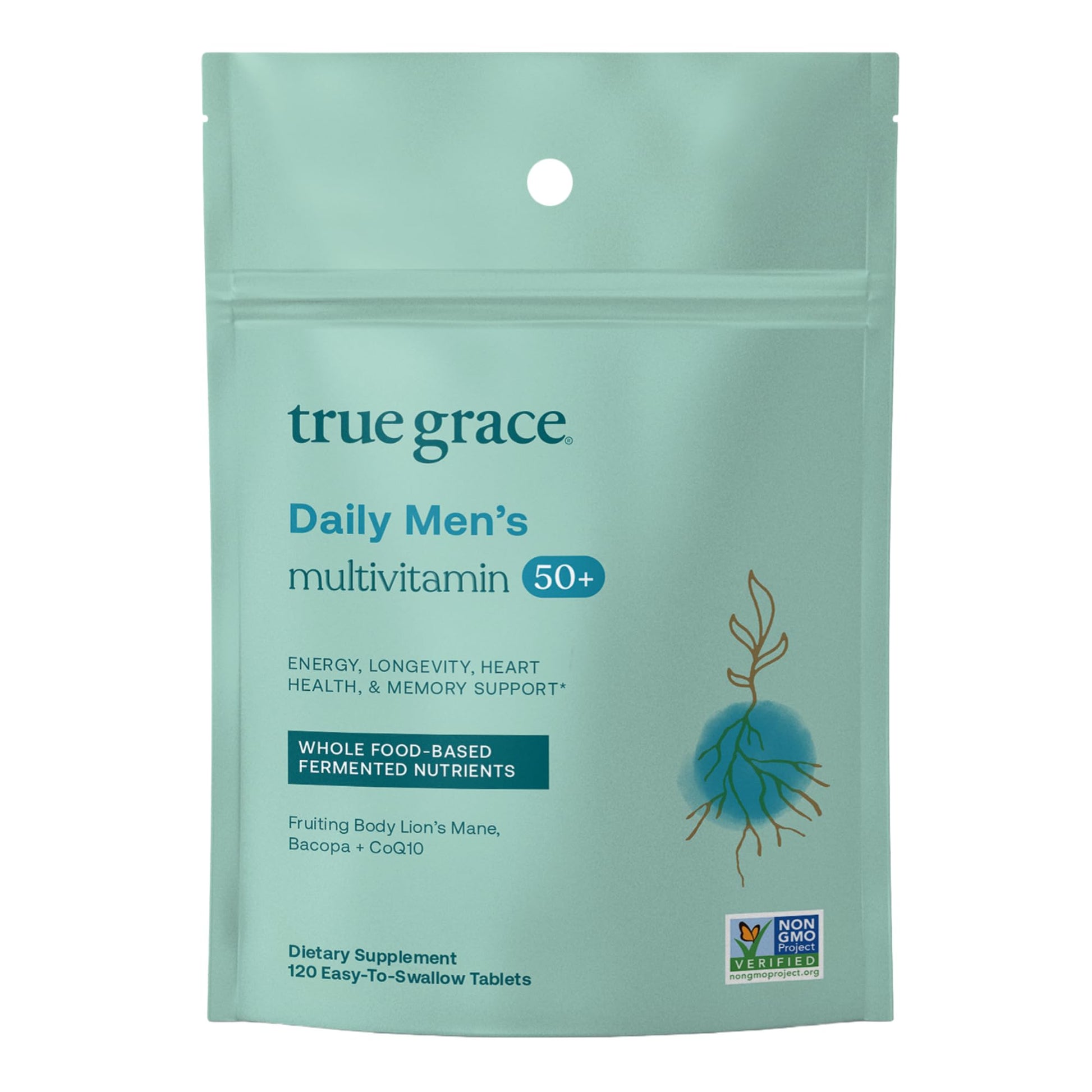True Grace Daily Men’s Multivitamin 50+ Tablets, 120 Tablets