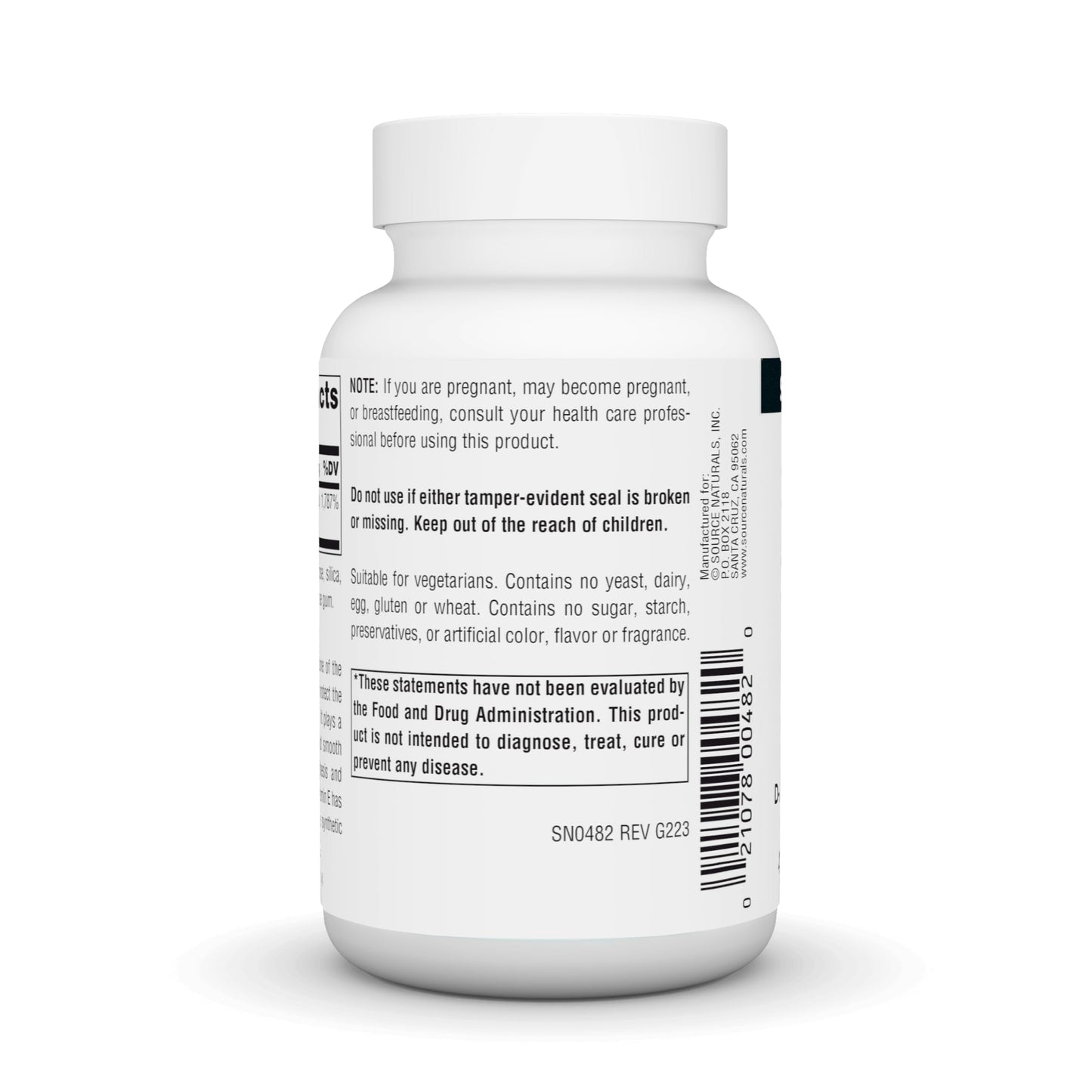 Source Naturals Vitamin E 400 IU, 100 Tablets