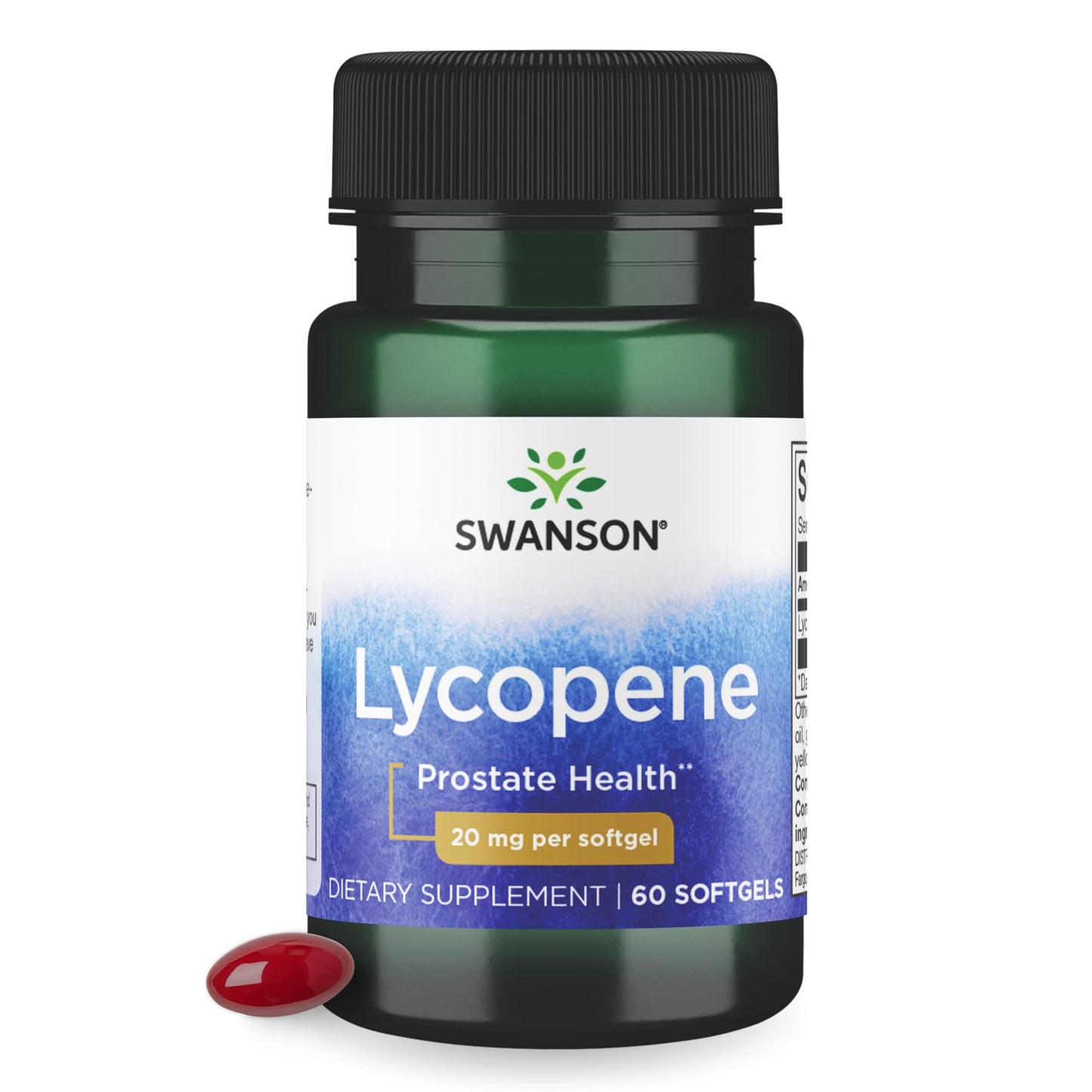 Swanson Lycopene Prostate and Heart Health Antioxidant Supplement for Men Over 40 Supporting Blood Pressure in Normal Range Softgels 60