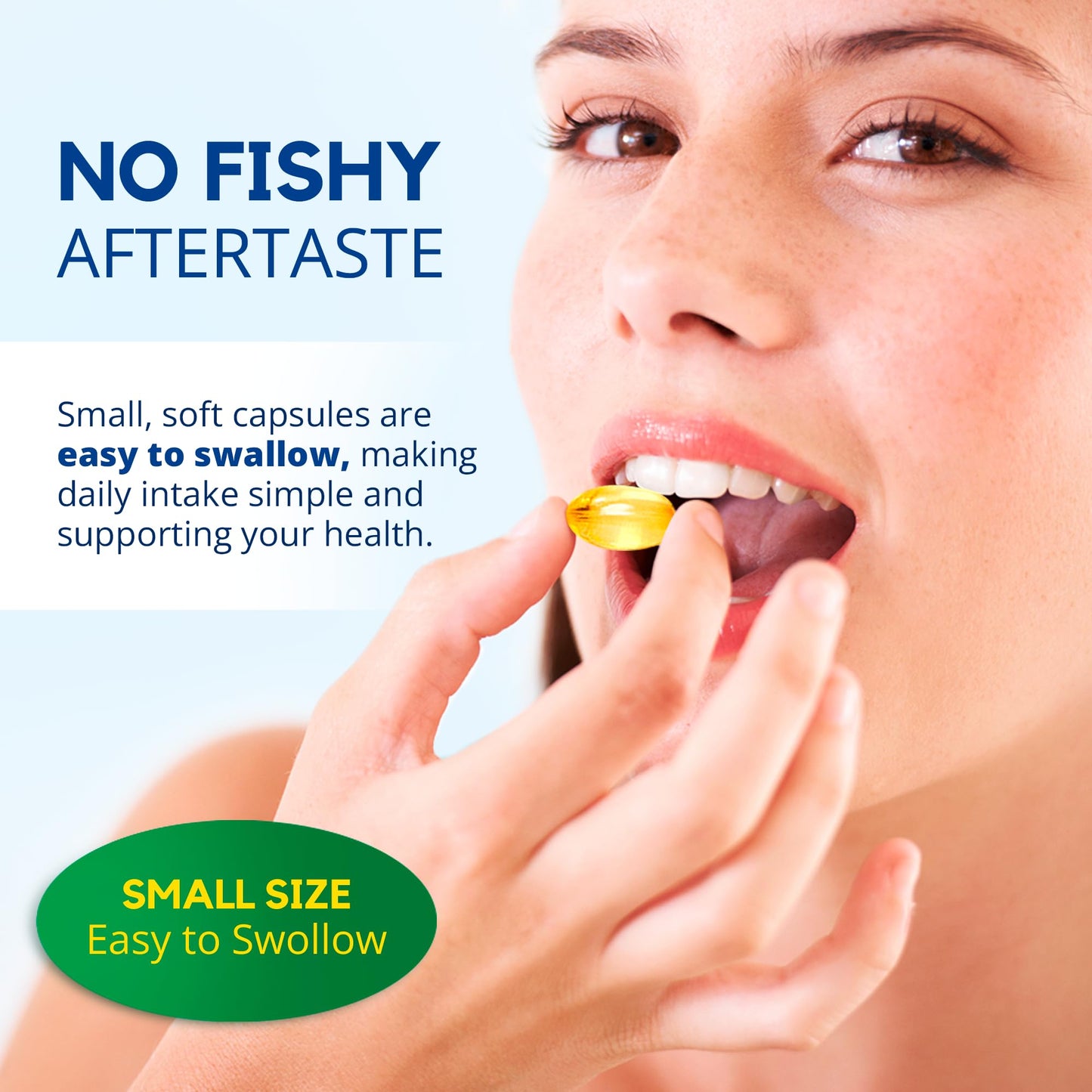 Biorixil Vegan Omega-3 Fish Oil Alternative from Algae Oil - High Potency EPA & DHA Supplement - Easy to Swallow Small Soft Gel Capsules, 60 Softgels